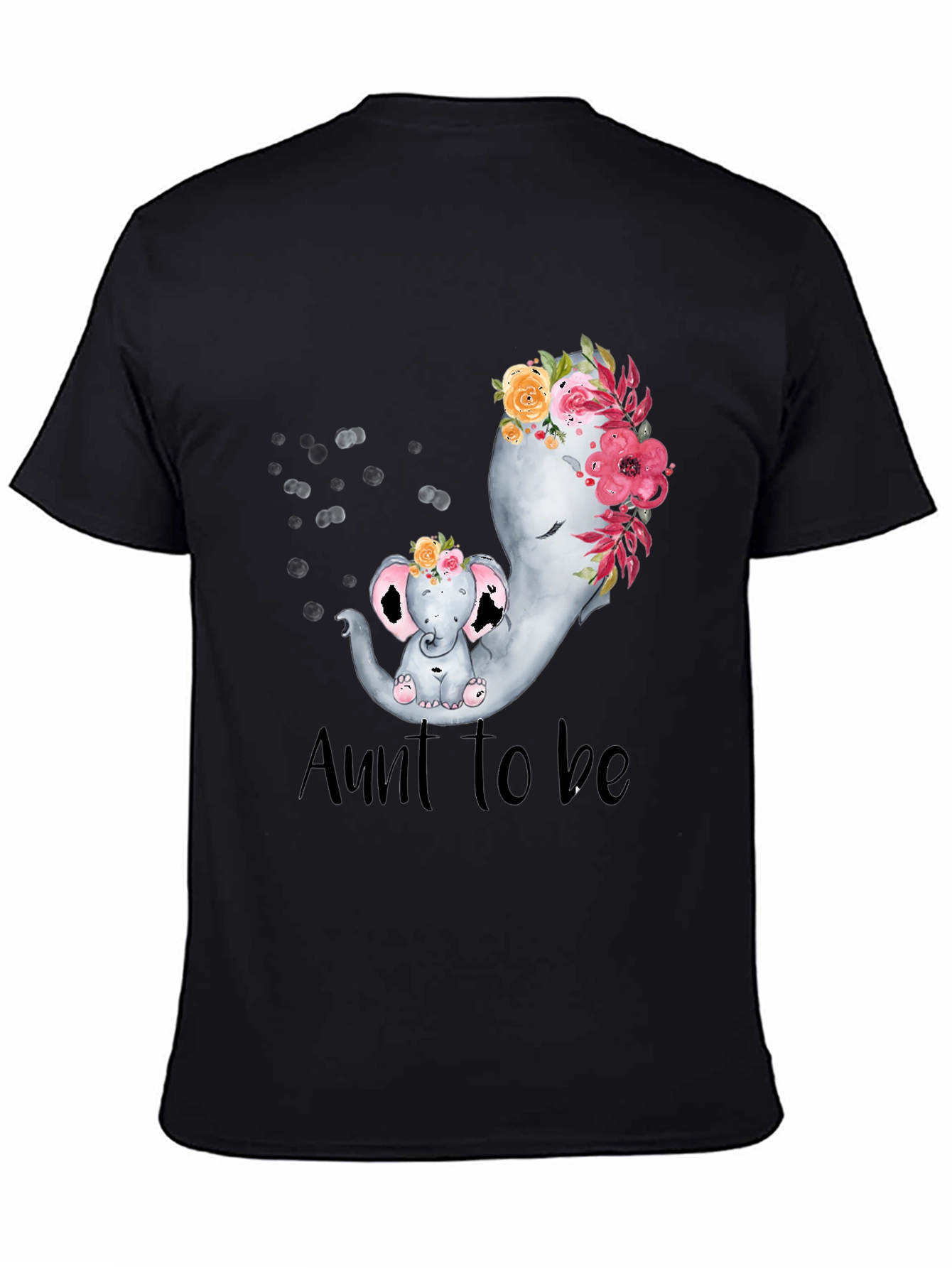 Cute Elephant Aunt To Be T-Shirt