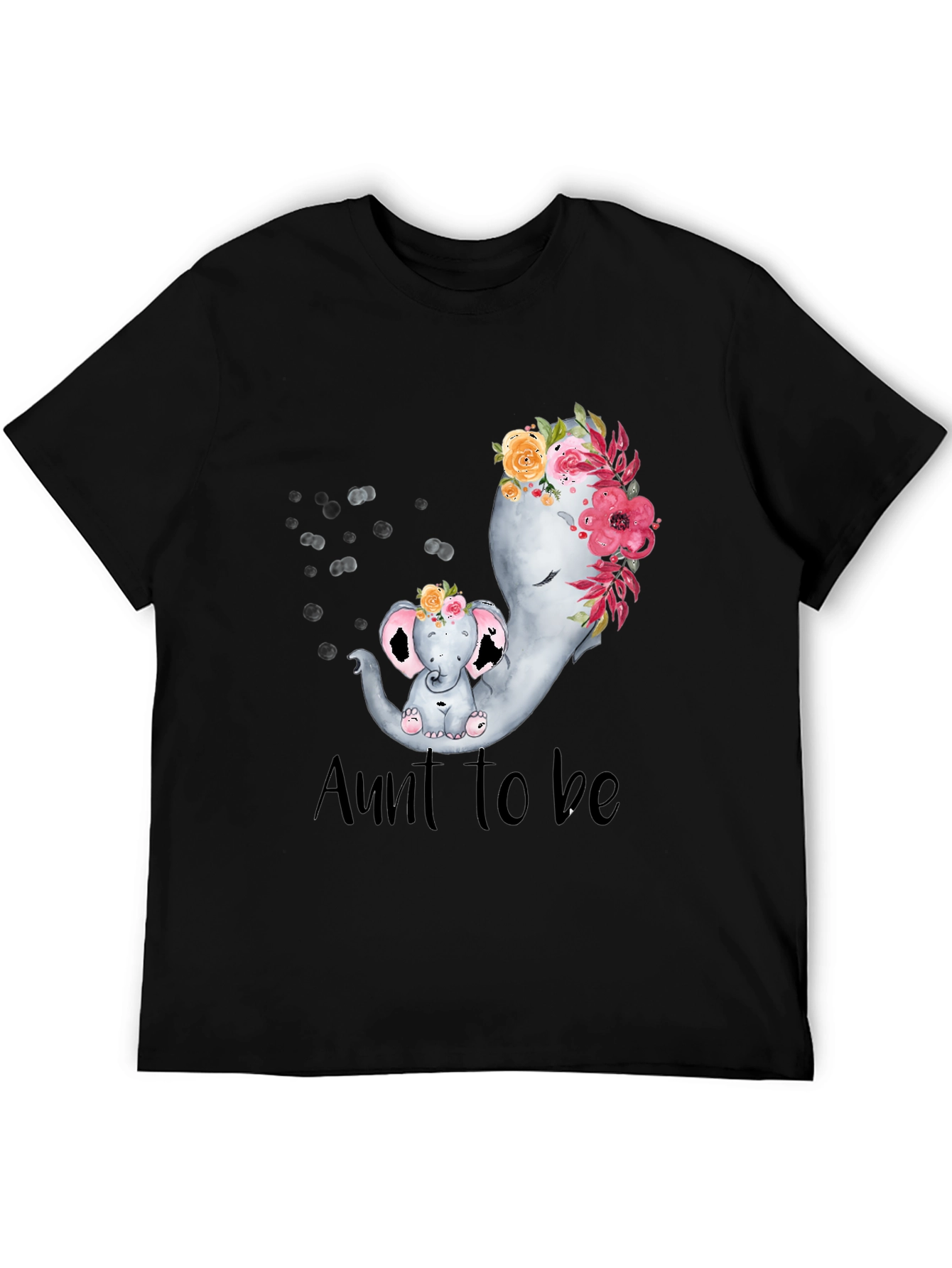 Cute Elephant Aunt To Be T-Shirt