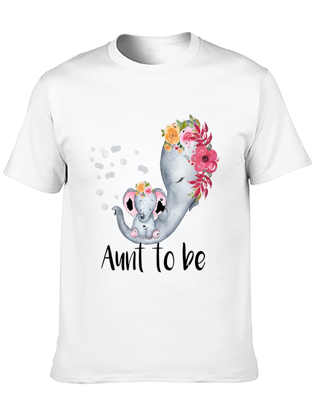 Cute Elephant Aunt To Be T-Shirt