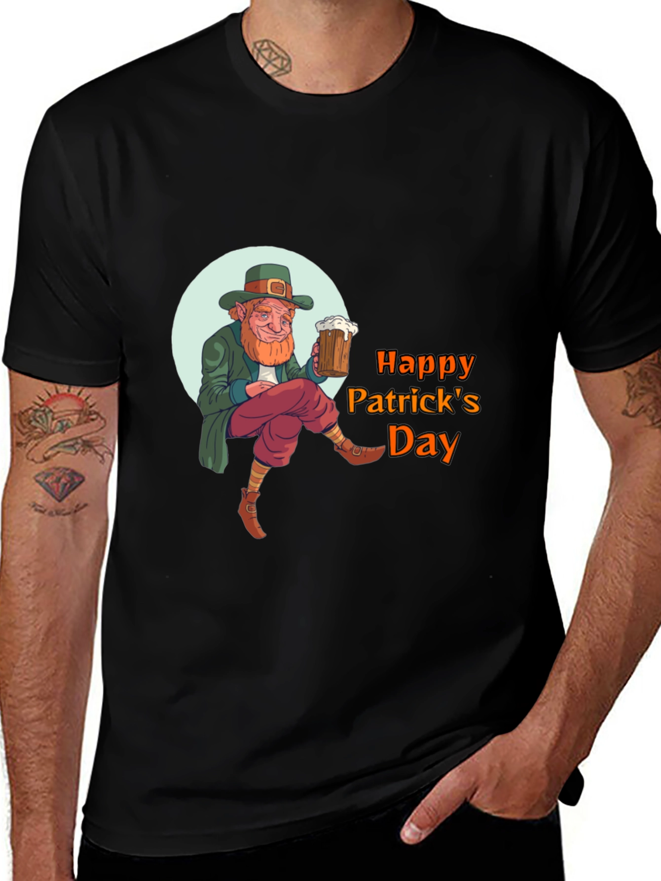 St. Patricks Day Leprechaun Graphic Tee