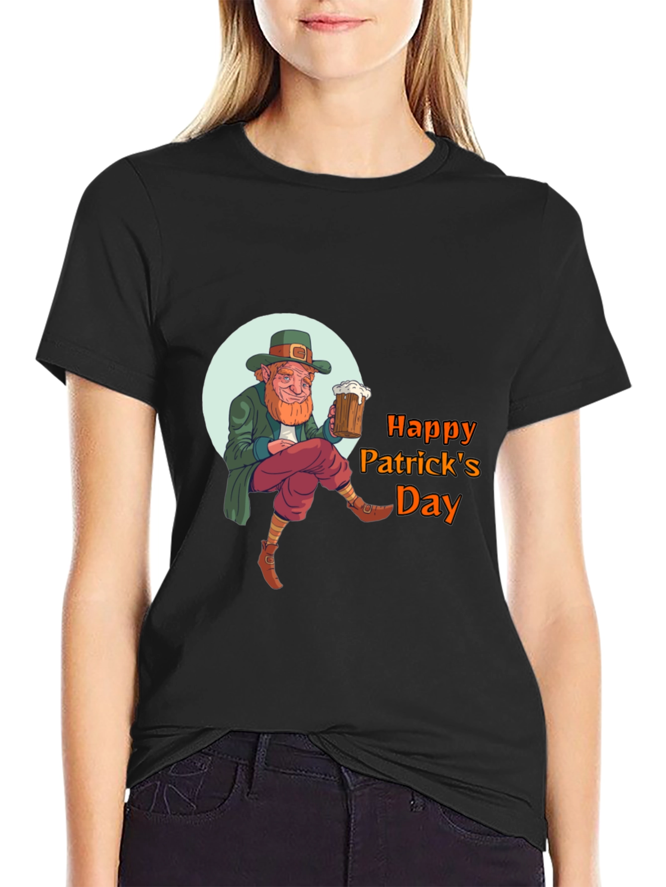 St. Patricks Day Leprechaun Graphic Tee
