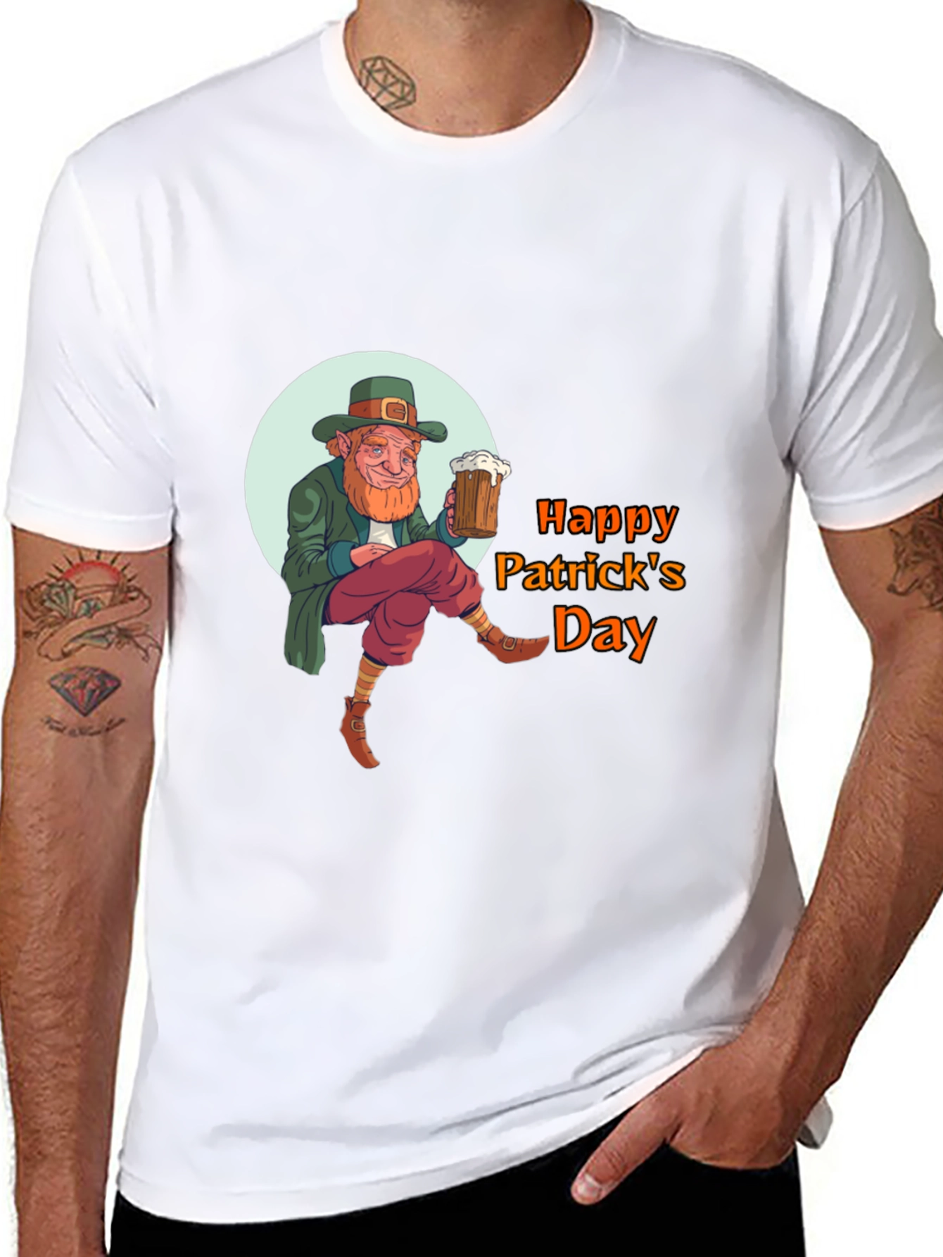 St. Patricks Day Leprechaun Graphic Tee