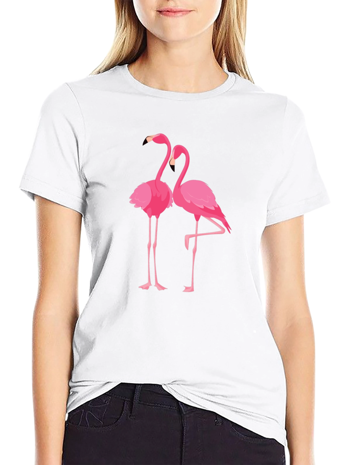 Black Flamingo Graphic Tee