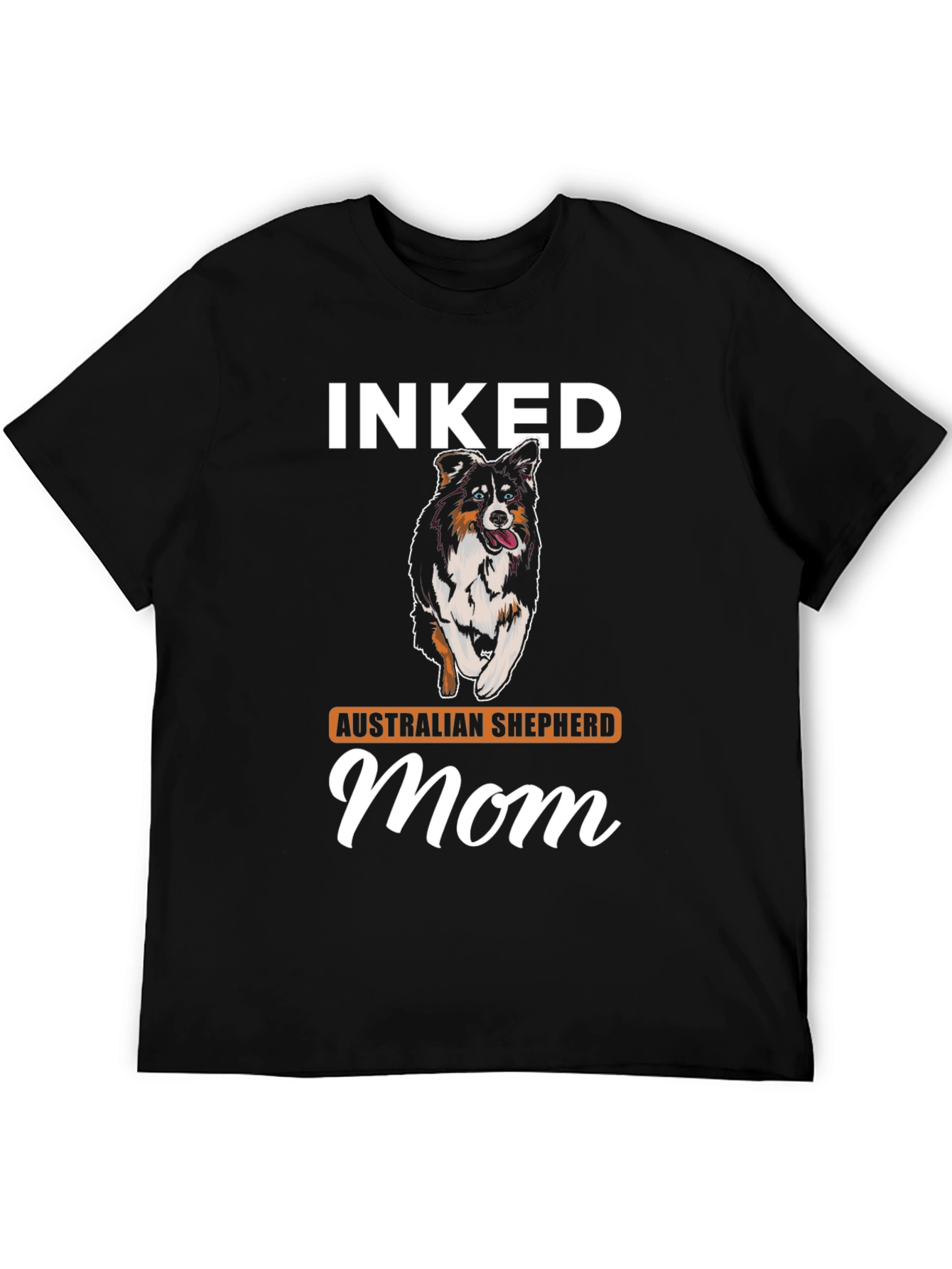 Inked Australian Shepherd Mom T-Shirt