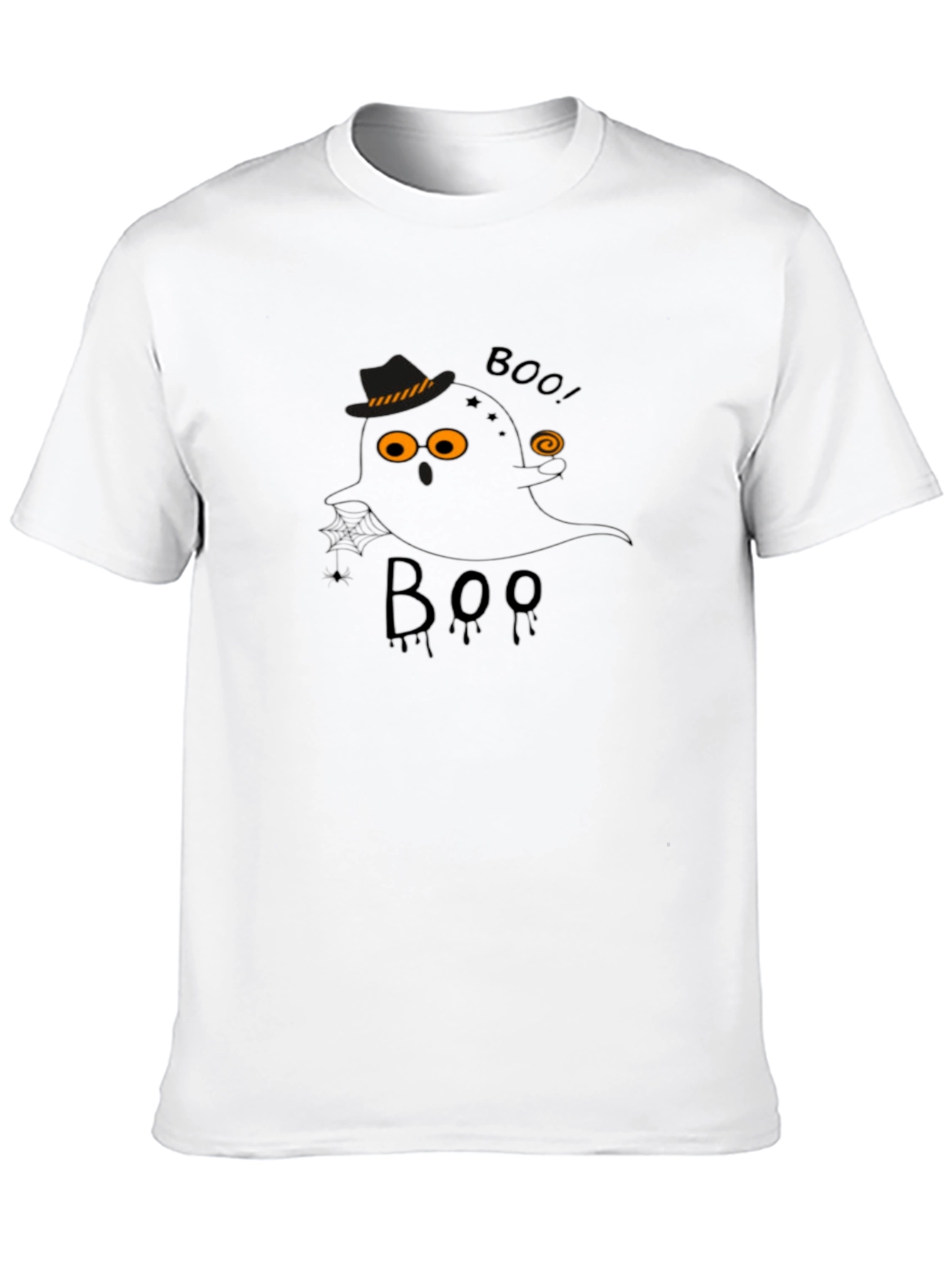 Halloween Ghost Boo Graphic T-Shirt