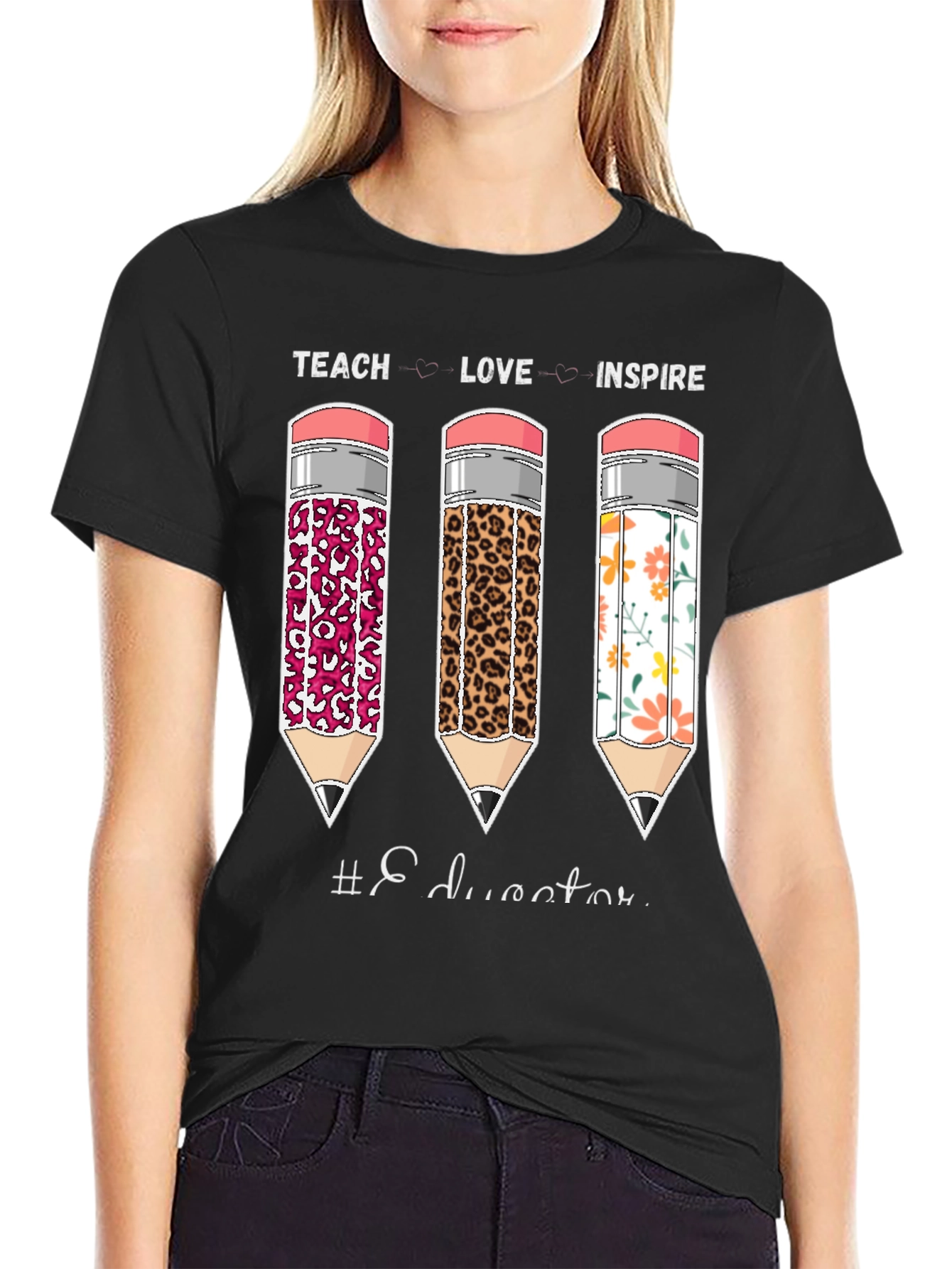 Teach Love Inspire Educator T-Shirt