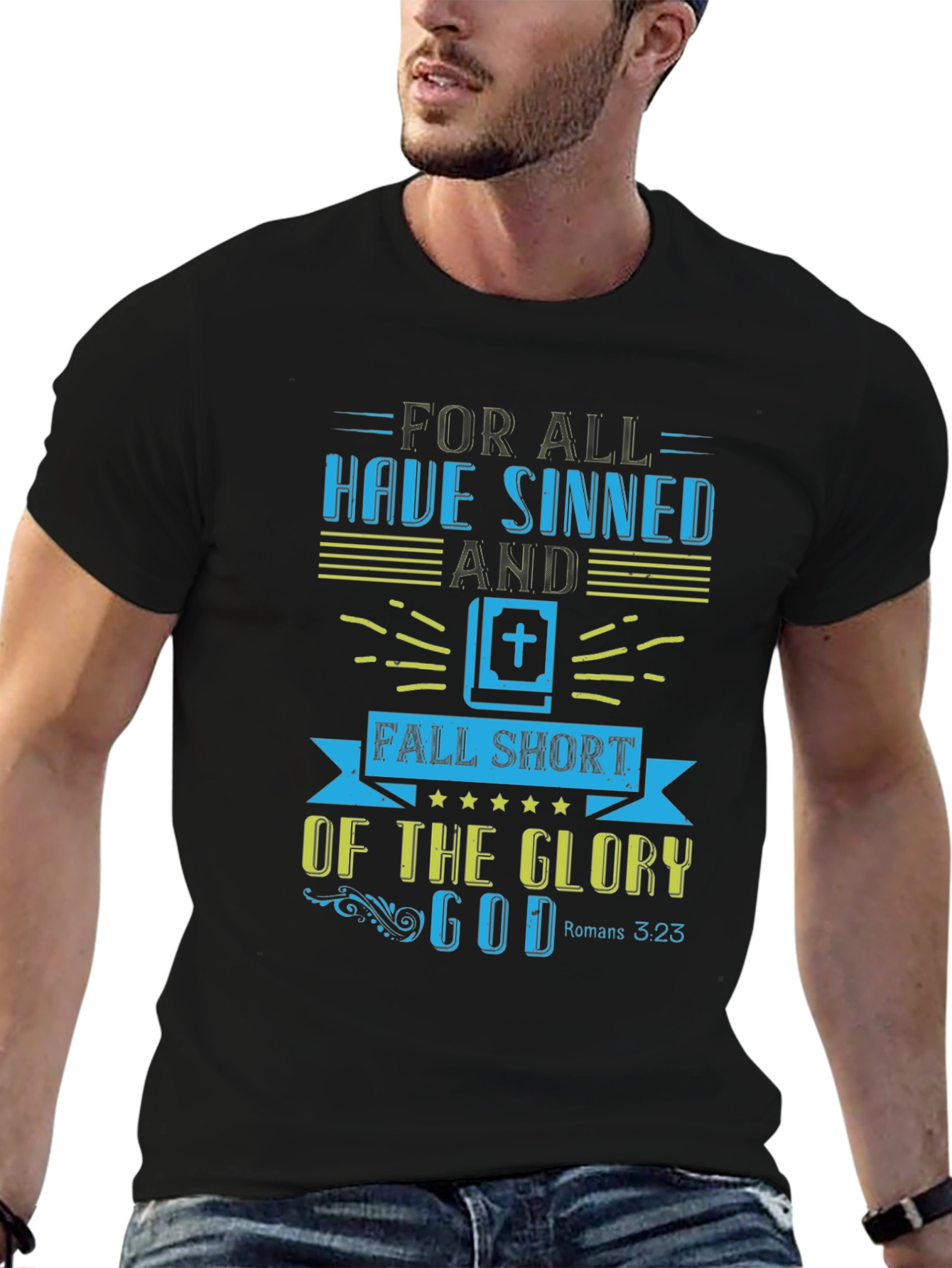 Faith-Based Tee: Romans 3:23 Design