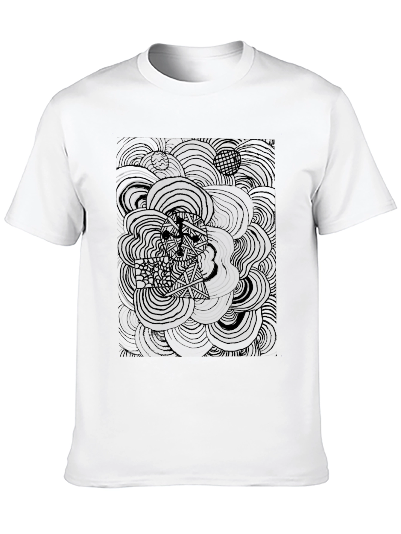 Abstract Art Black T-Shirt
