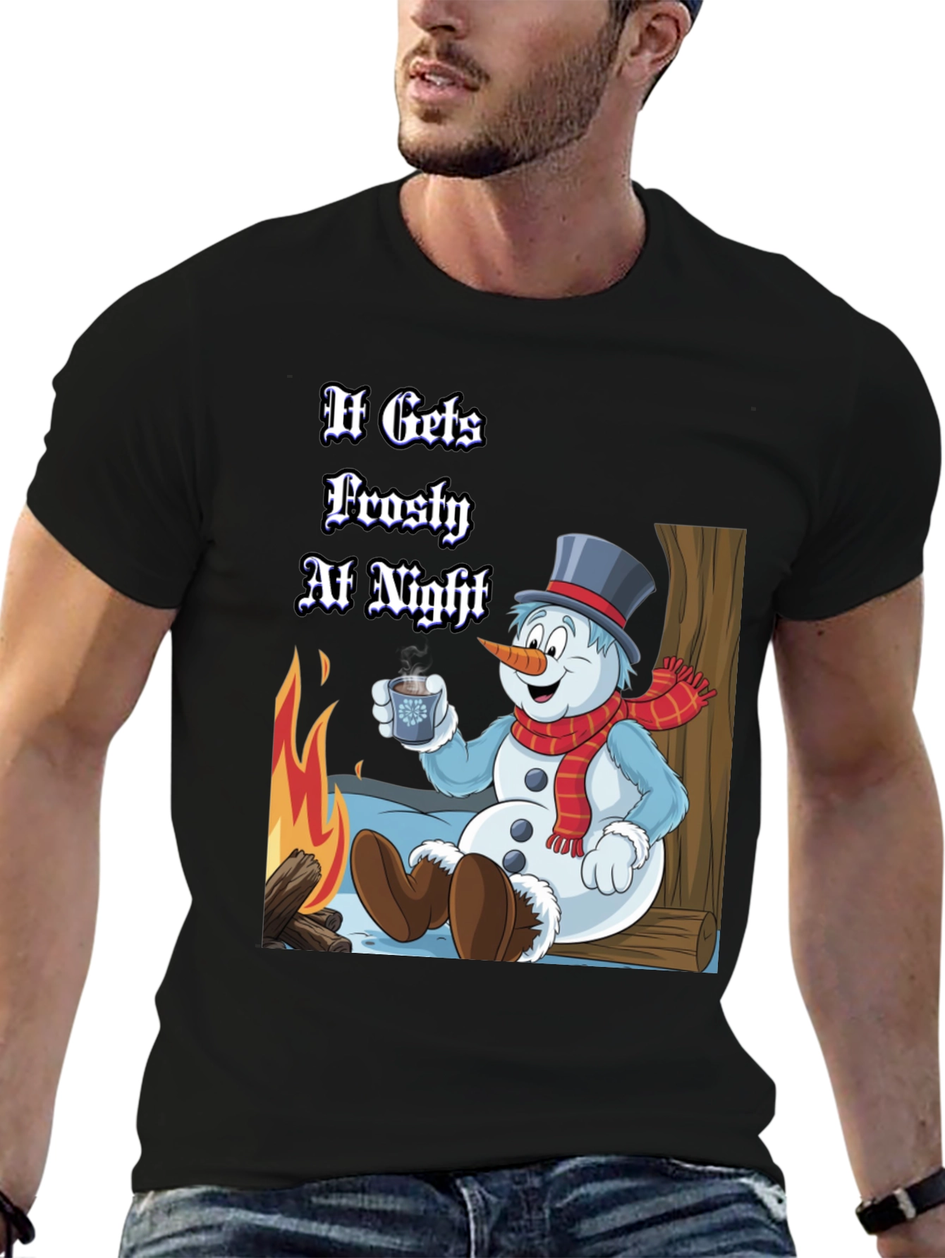 Frosty Night Holiday T-Shirt