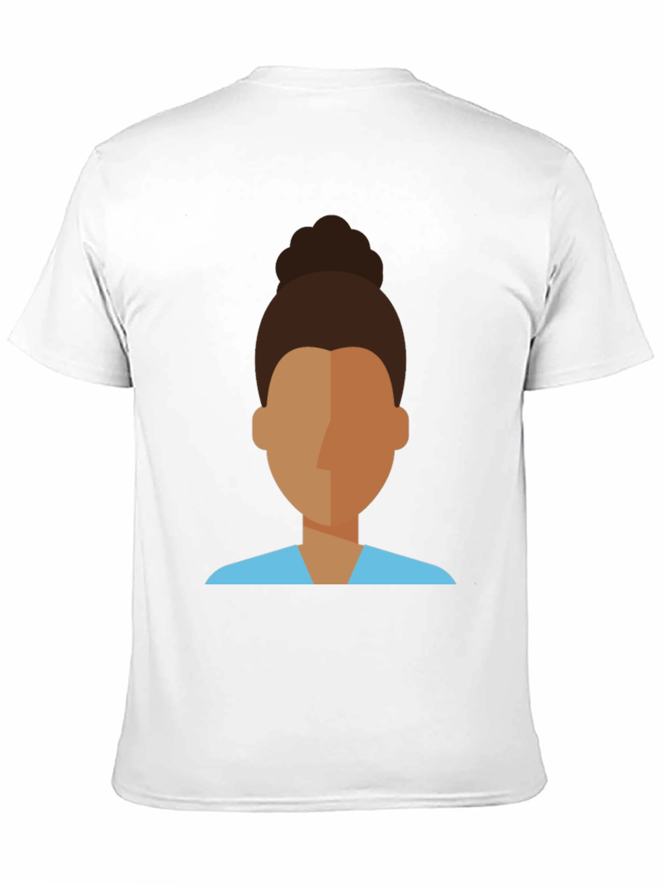 Modern Faceless Woman Graphic Tee - Unisex Black T-Shirt