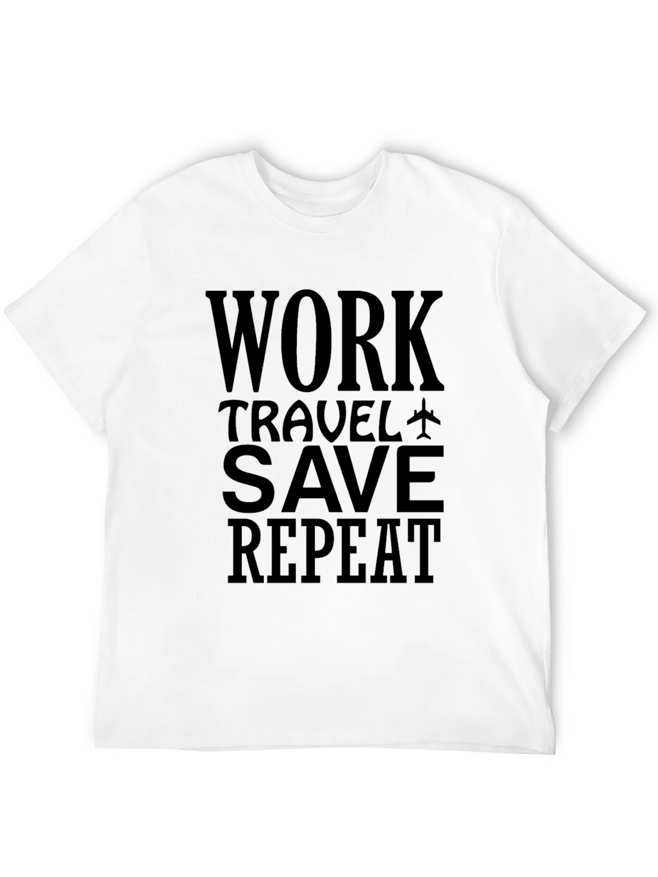Work Travel Save Repeat Graphic Tee