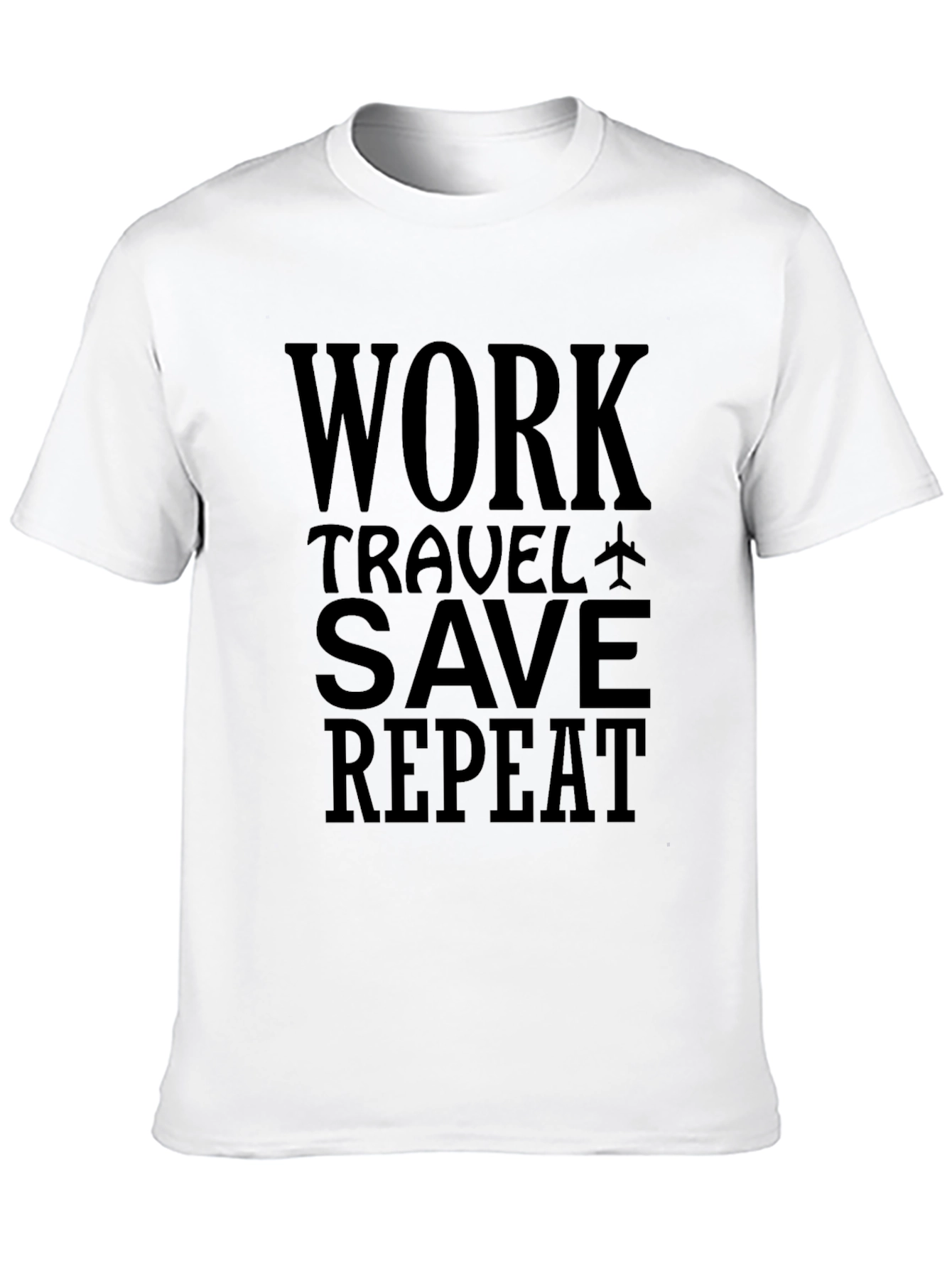 Work Travel Save Repeat Graphic Tee