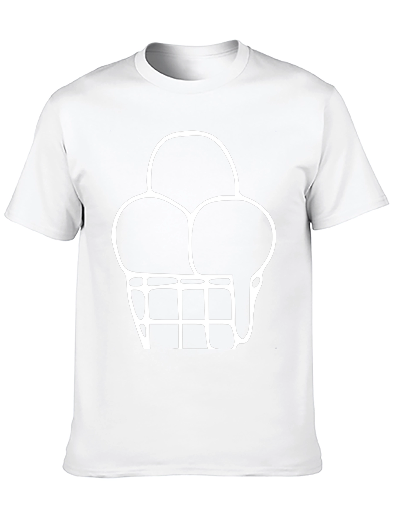 Cool Ice Cream Graphic Tee - Stylish Black T-Shirt