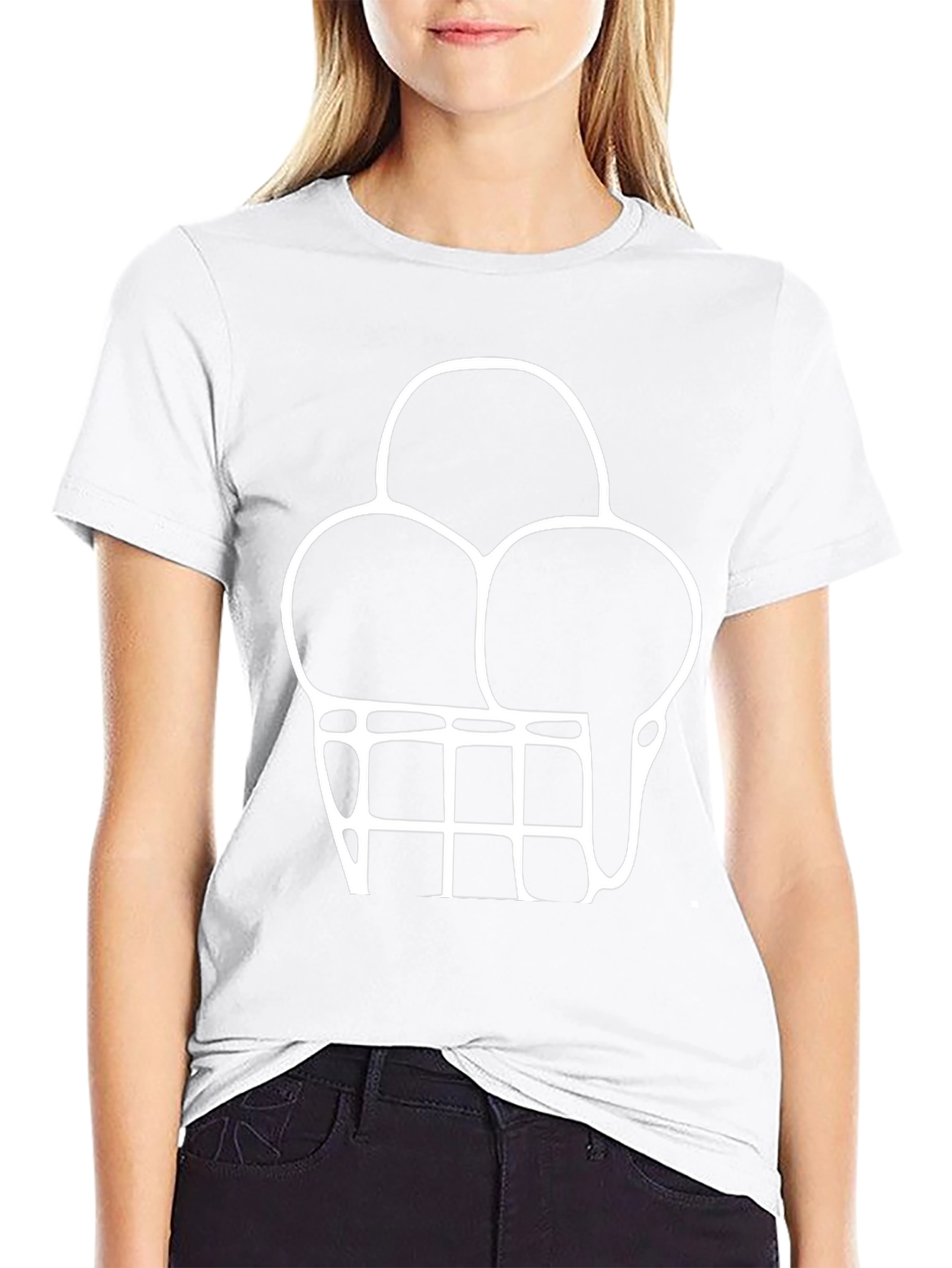 Cool Ice Cream Graphic Tee - Stylish Black T-Shirt
