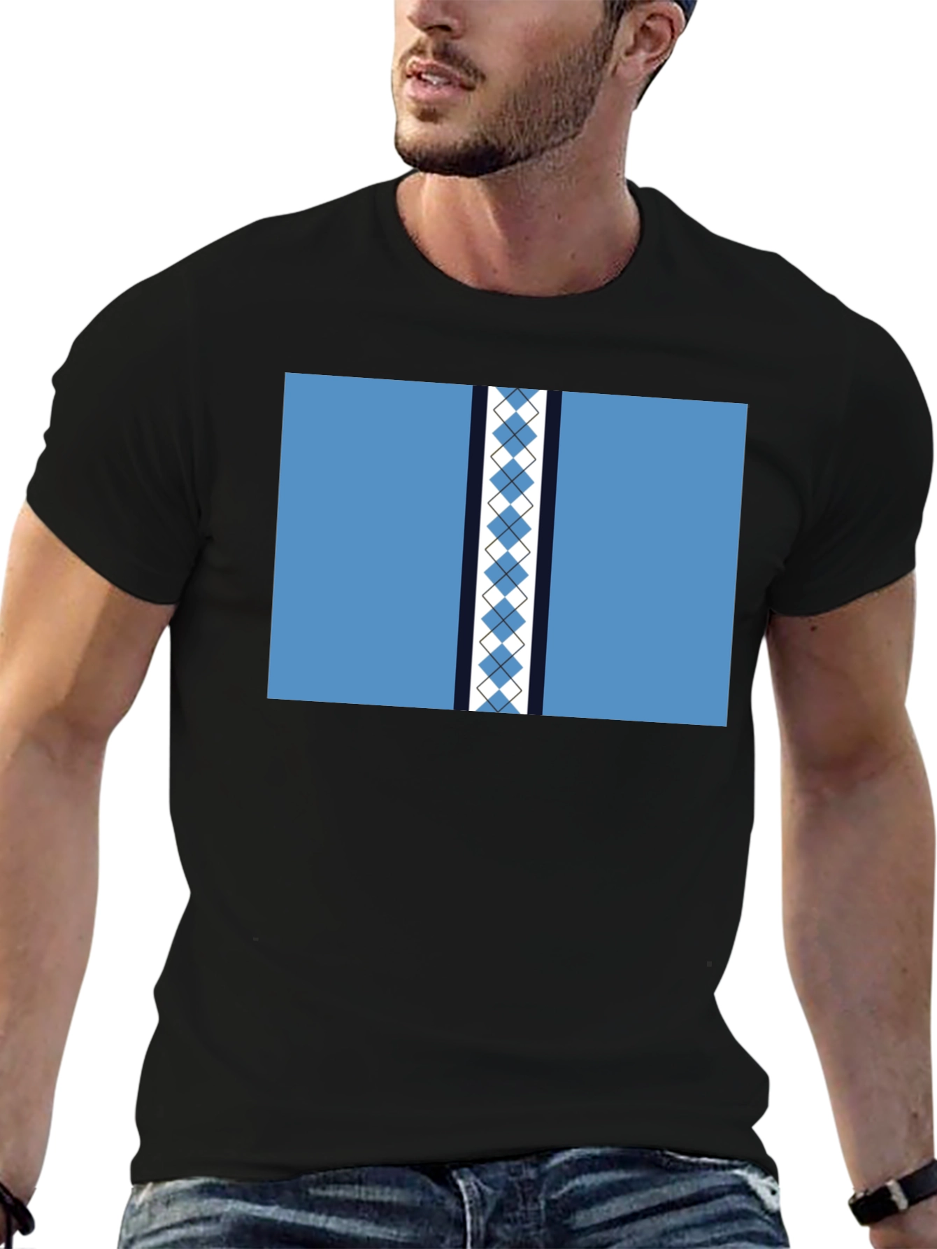 Argyle Style T-Shirt