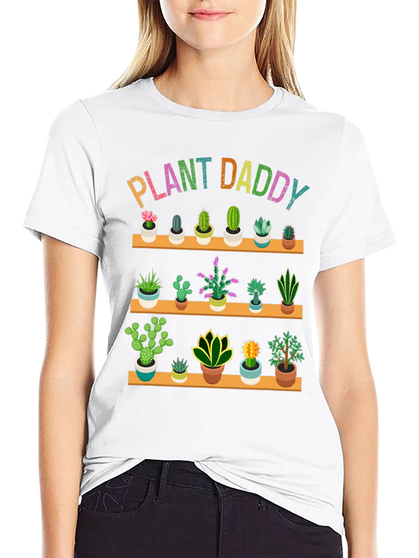Plant Daddy Graphic Tee - Cactus Lover Shirt
