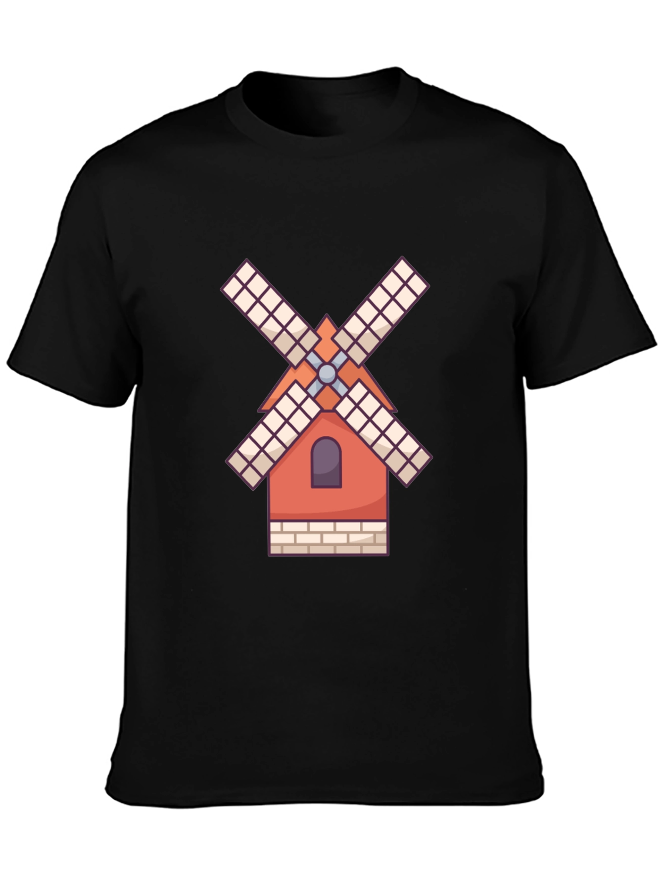 Windmill Graphic Tee -  Unique Design