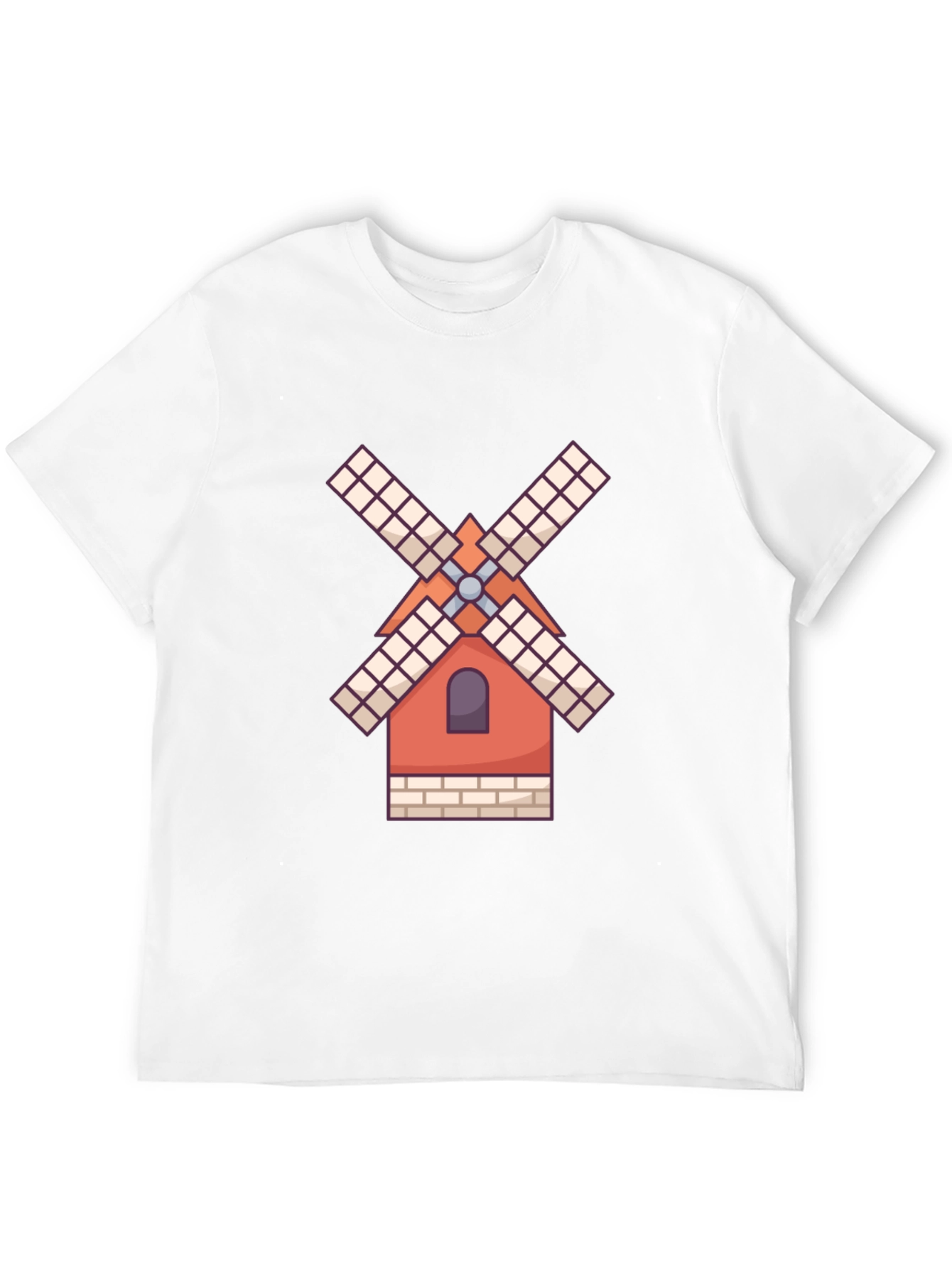 Windmill Graphic Tee -  Unique Design