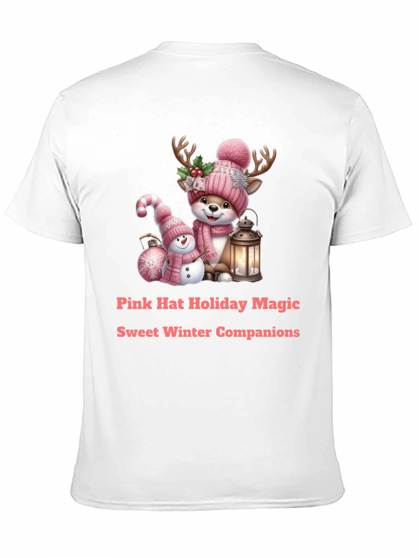 Holiday Deer & Snowman Tee