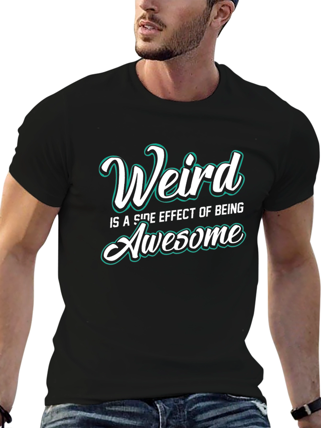 Weird Awesome Graphic Tee - Stylish Casual Comfort