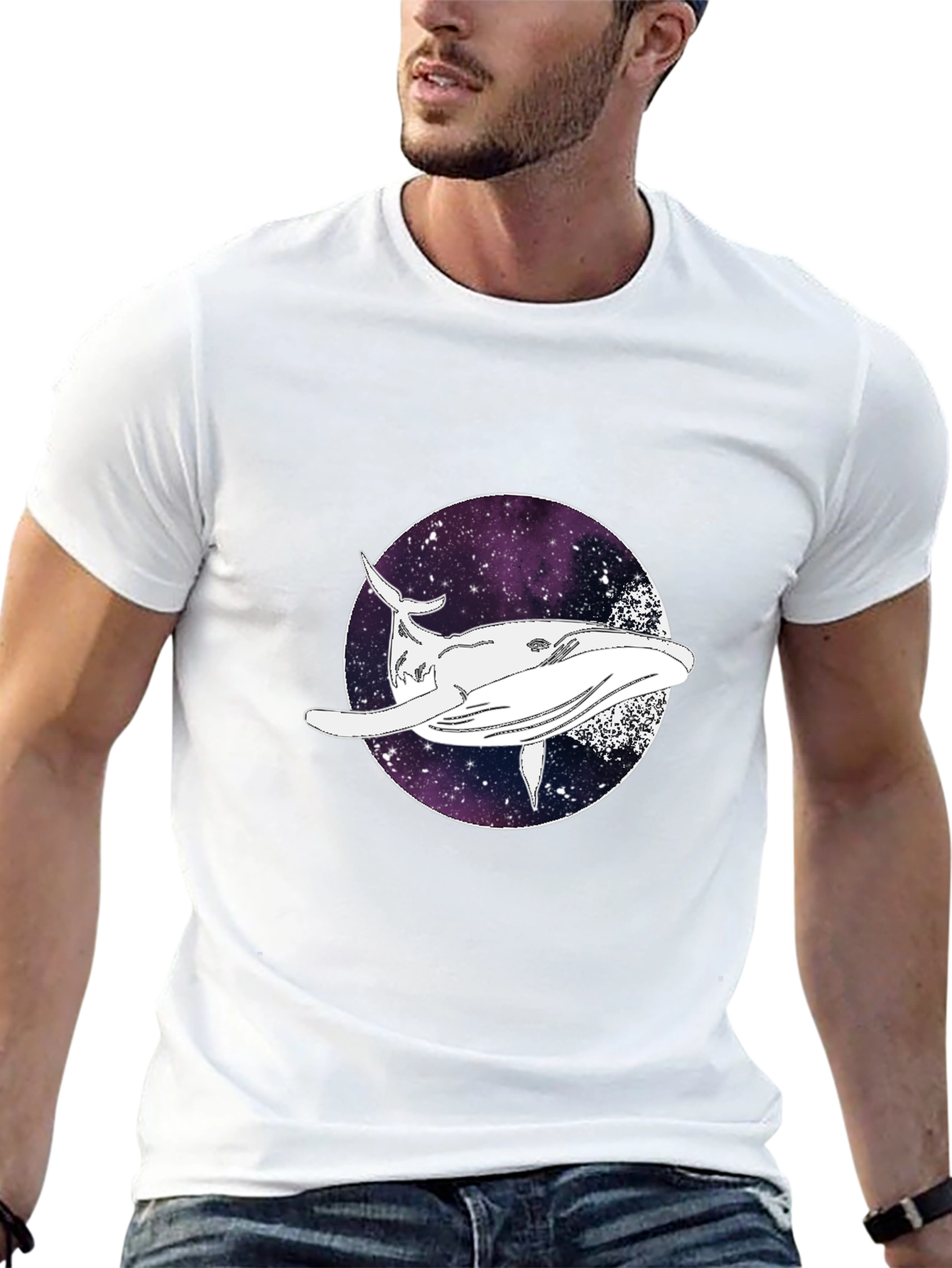 Whale Galaxy T-Shirt - Premium Comfort