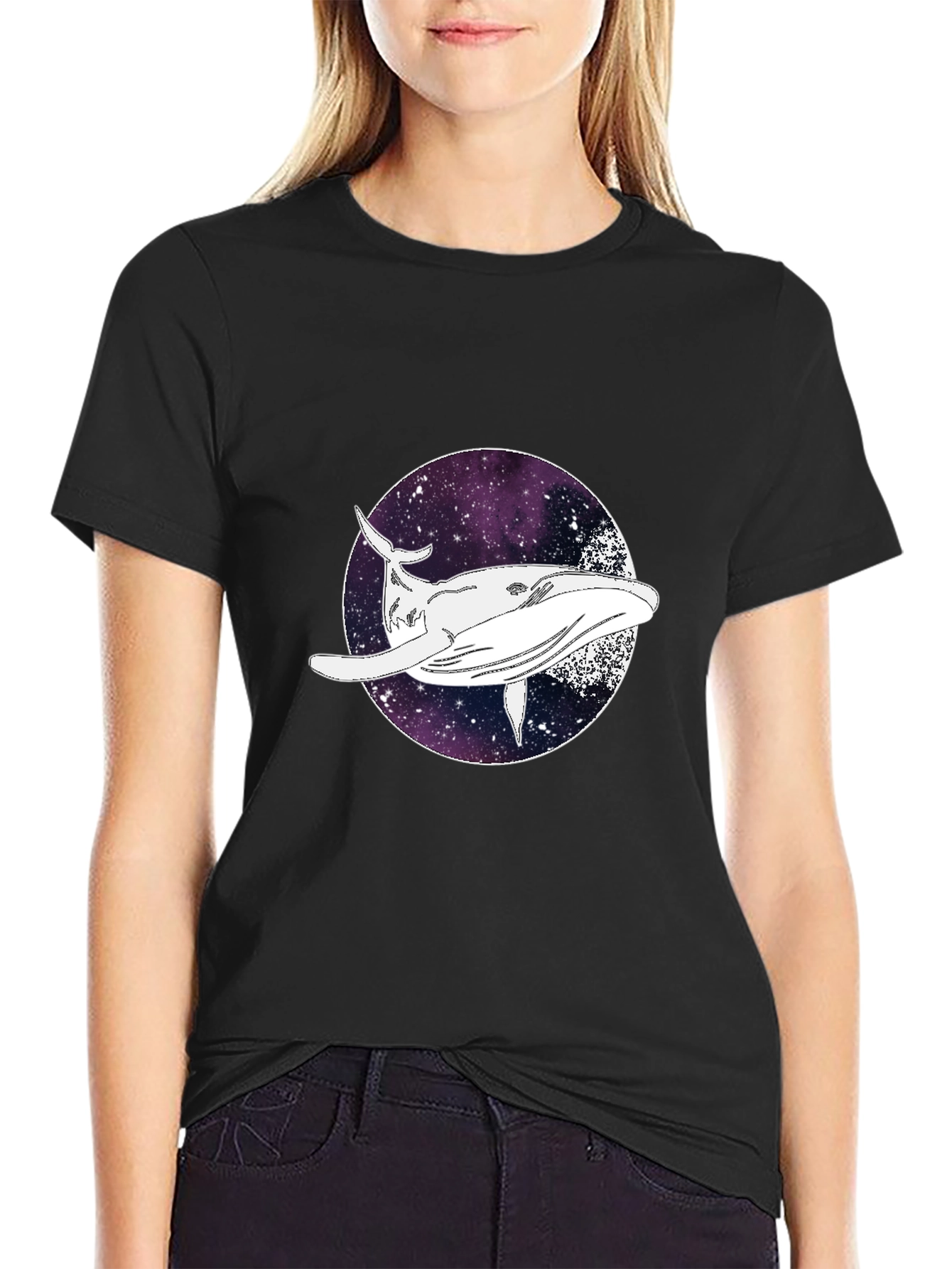 Whale Galaxy T-Shirt - Premium Comfort