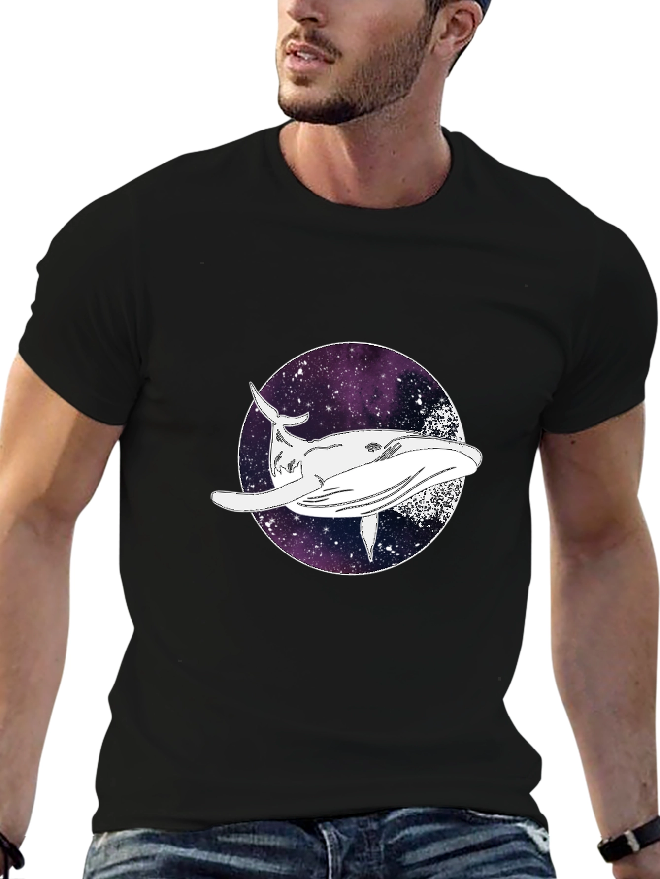 Whale Galaxy T-Shirt - Premium Comfort