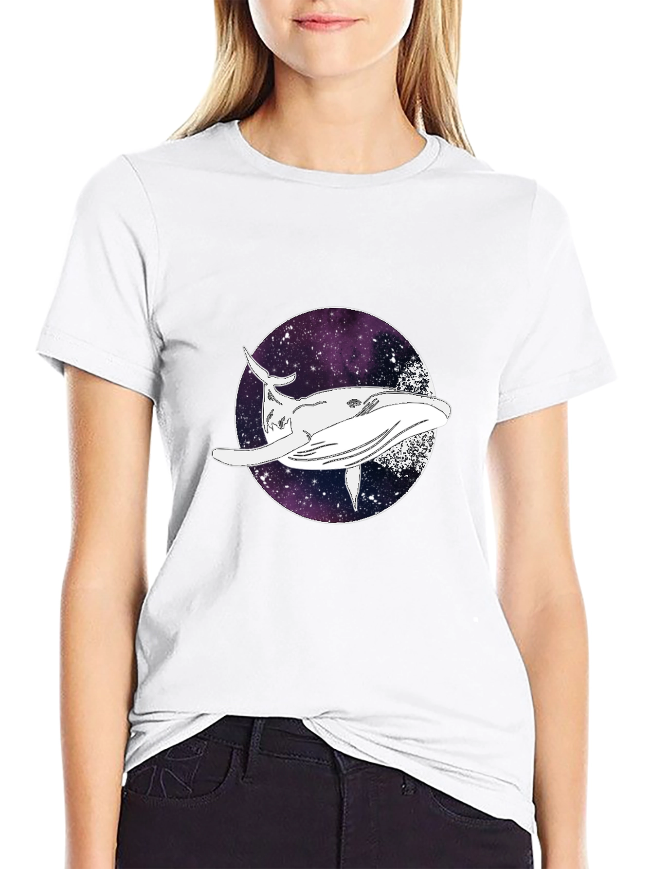 Whale Galaxy T-Shirt - Premium Comfort