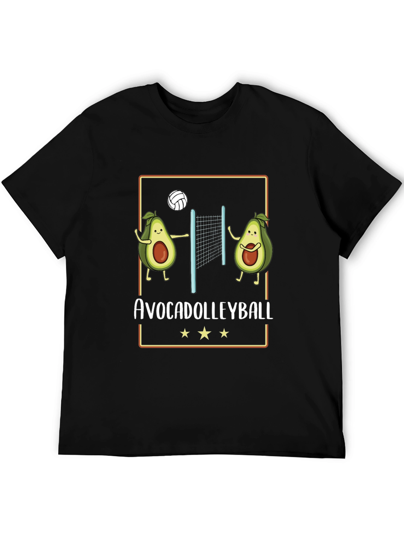 Avocado Volleyball Graphic T-Shirt