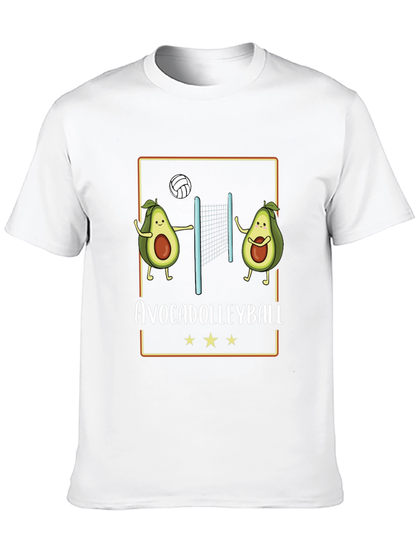 Avocado Volleyball Graphic T-Shirt