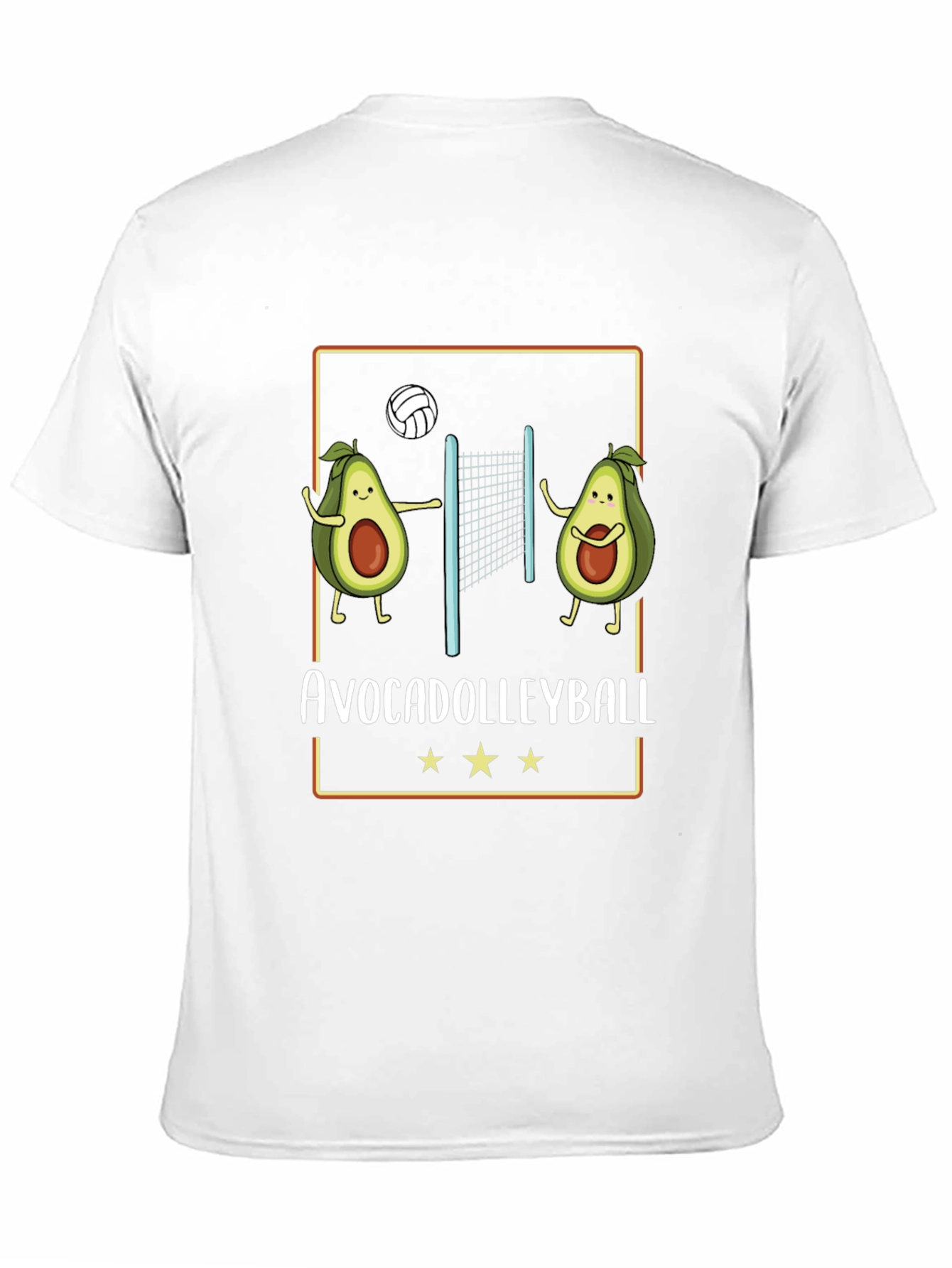 Avocado Volleyball Graphic T-Shirt