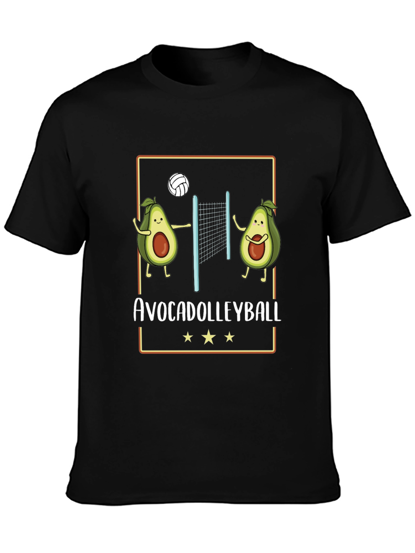 Avocado Volleyball Graphic T-Shirt