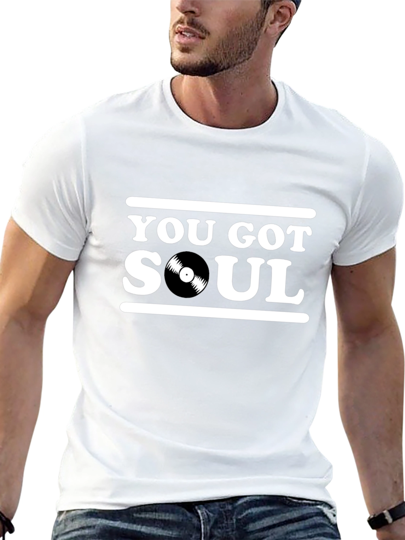 You Got Soul Graphic Tee - Classic Vinyl Style