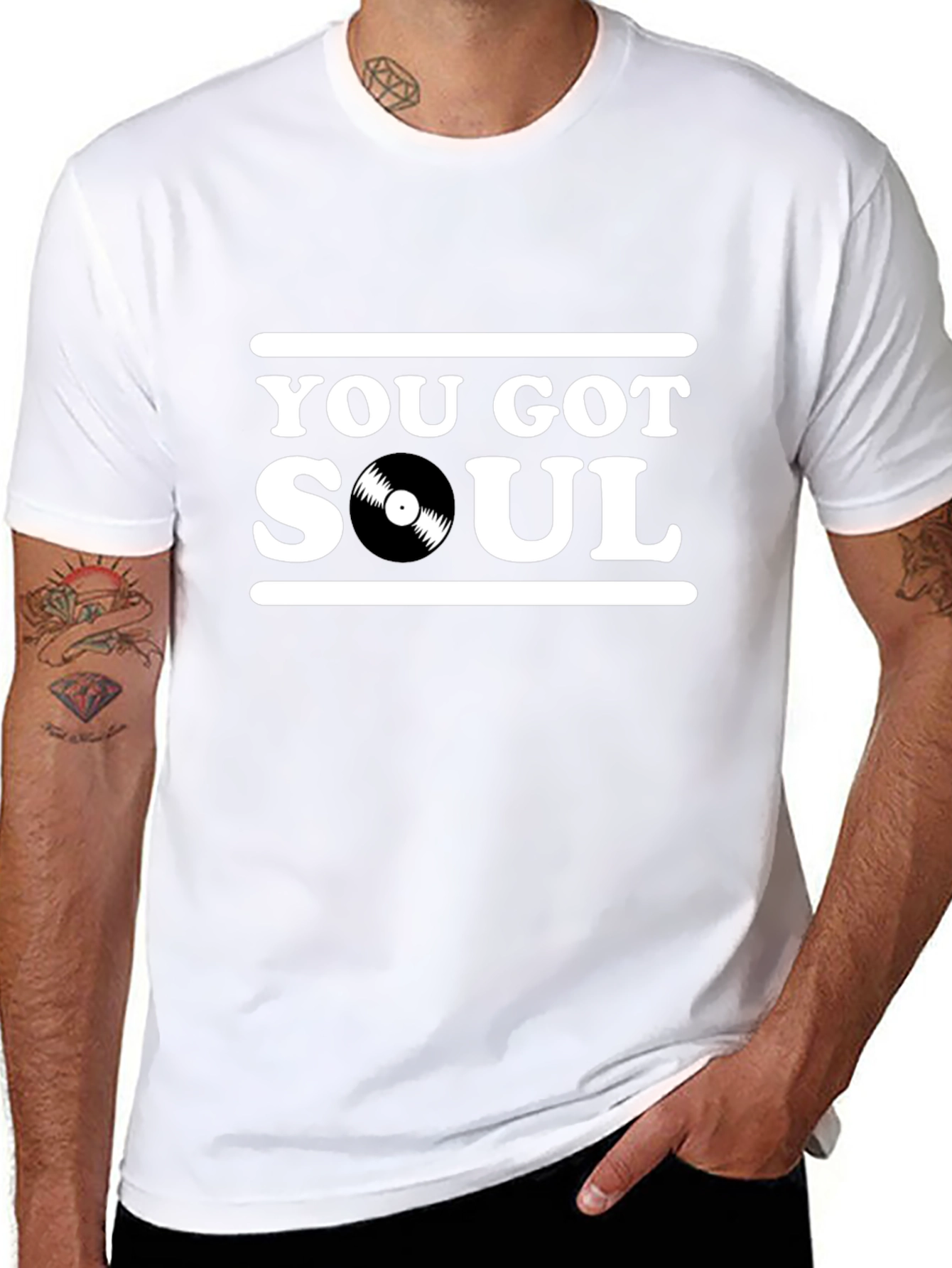 You Got Soul Graphic Tee - Classic Vinyl Style