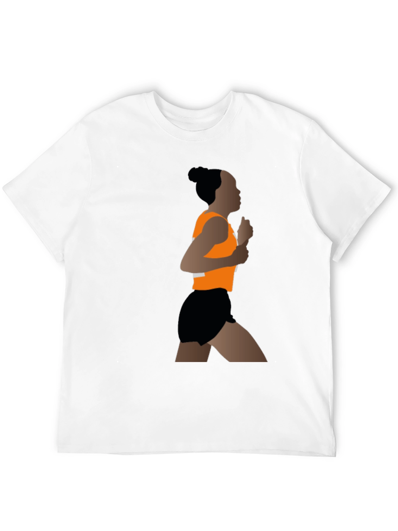 Runner Graphic Black T-Shirt