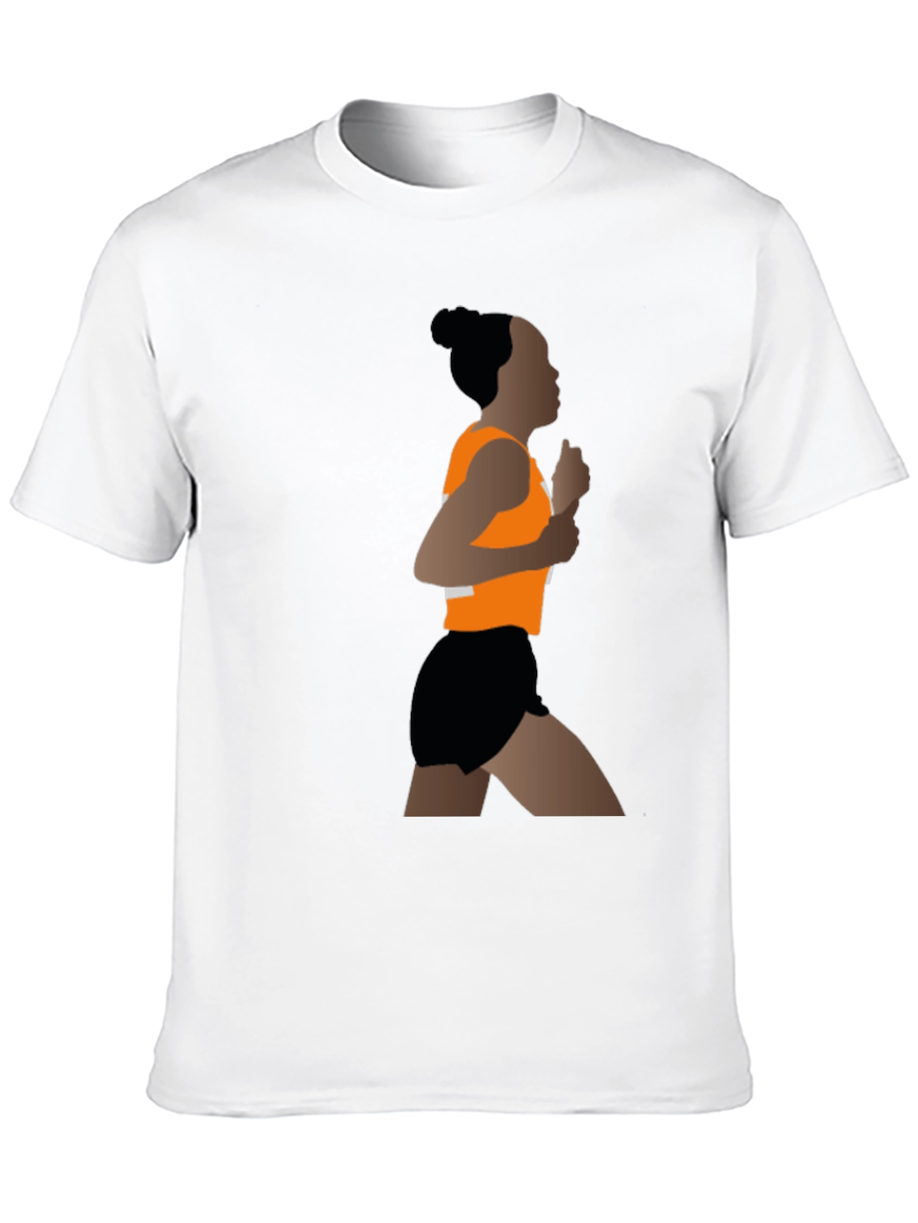 Runner Graphic Black T-Shirt