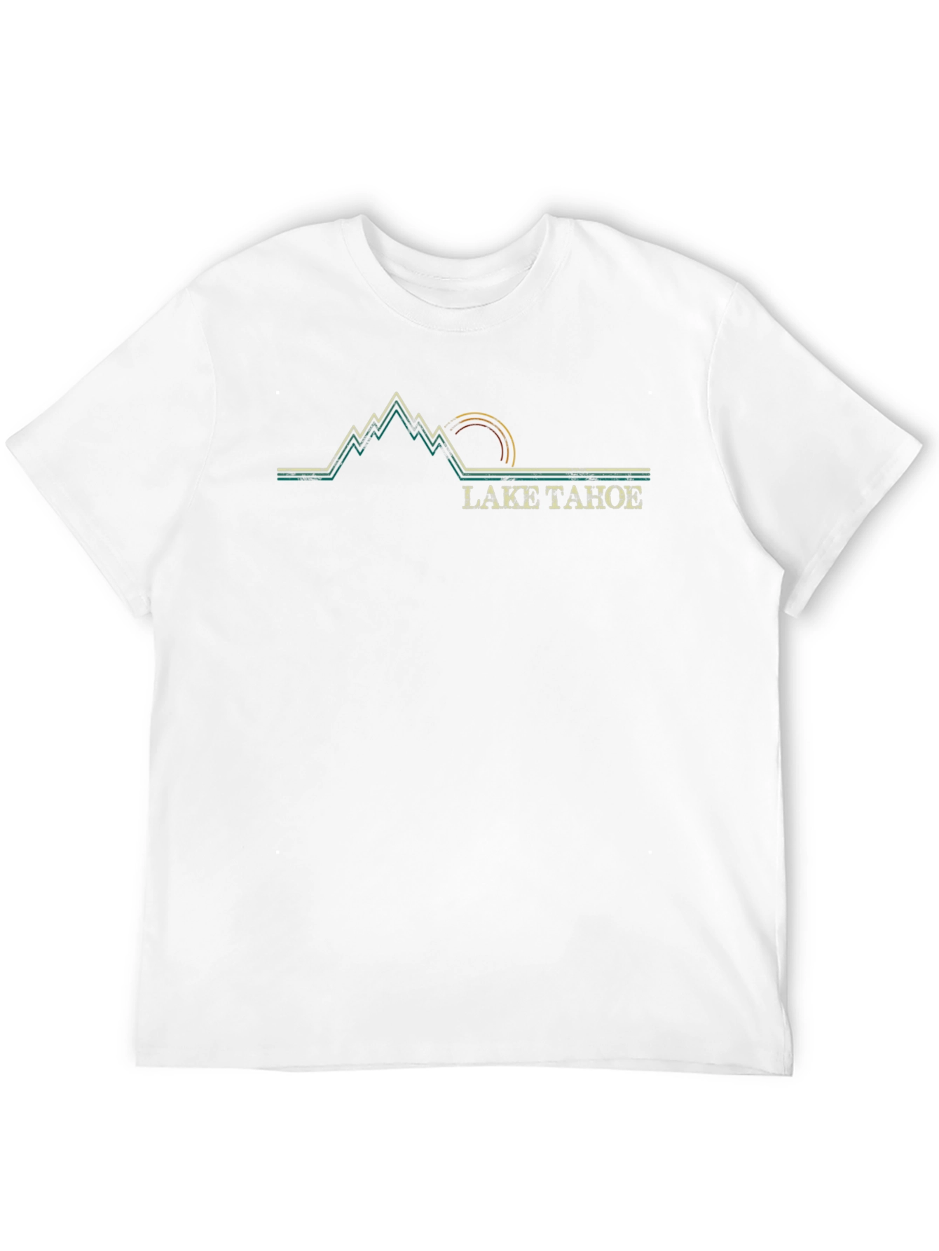 Lake Tahoe Graphic Tee - Retro Mountain Design
