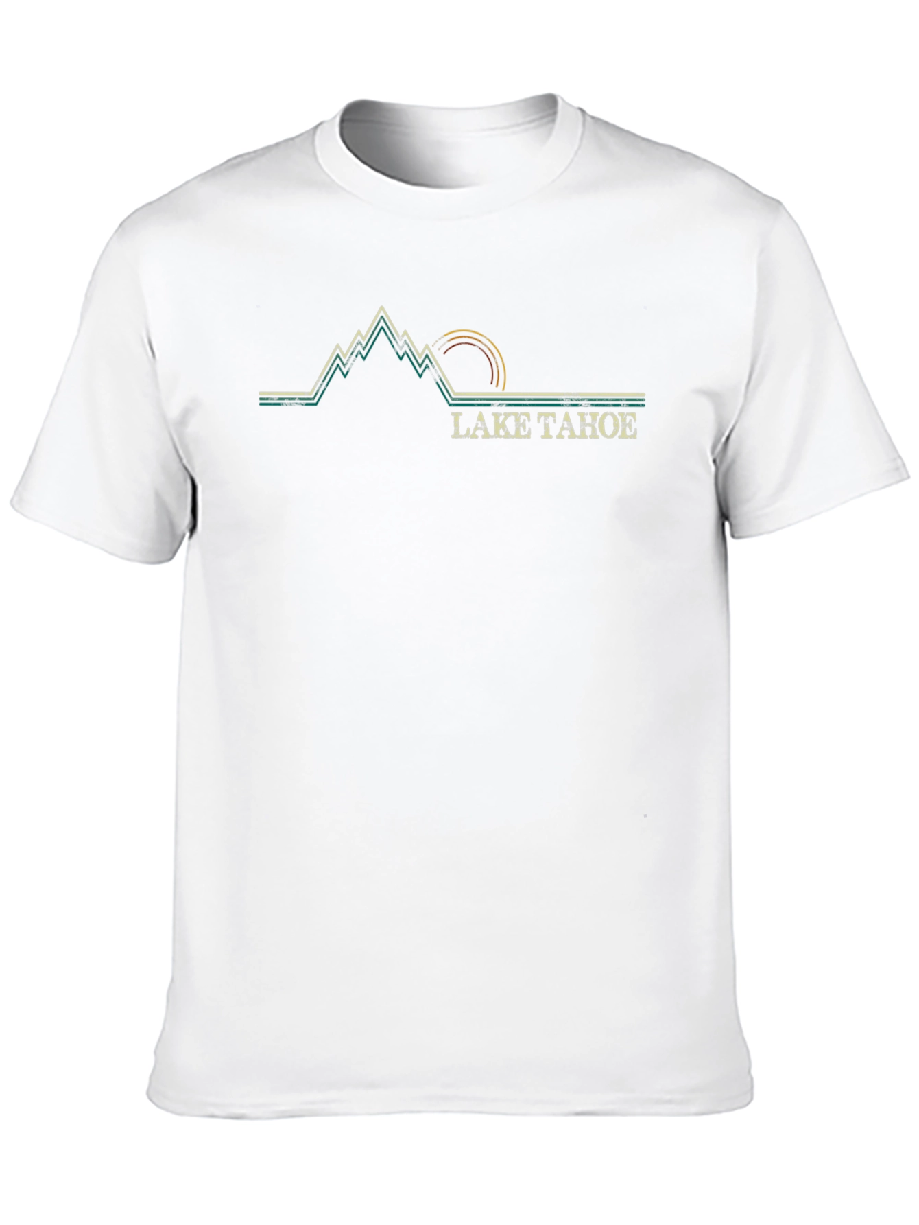 Lake Tahoe Graphic Tee - Retro Mountain Design