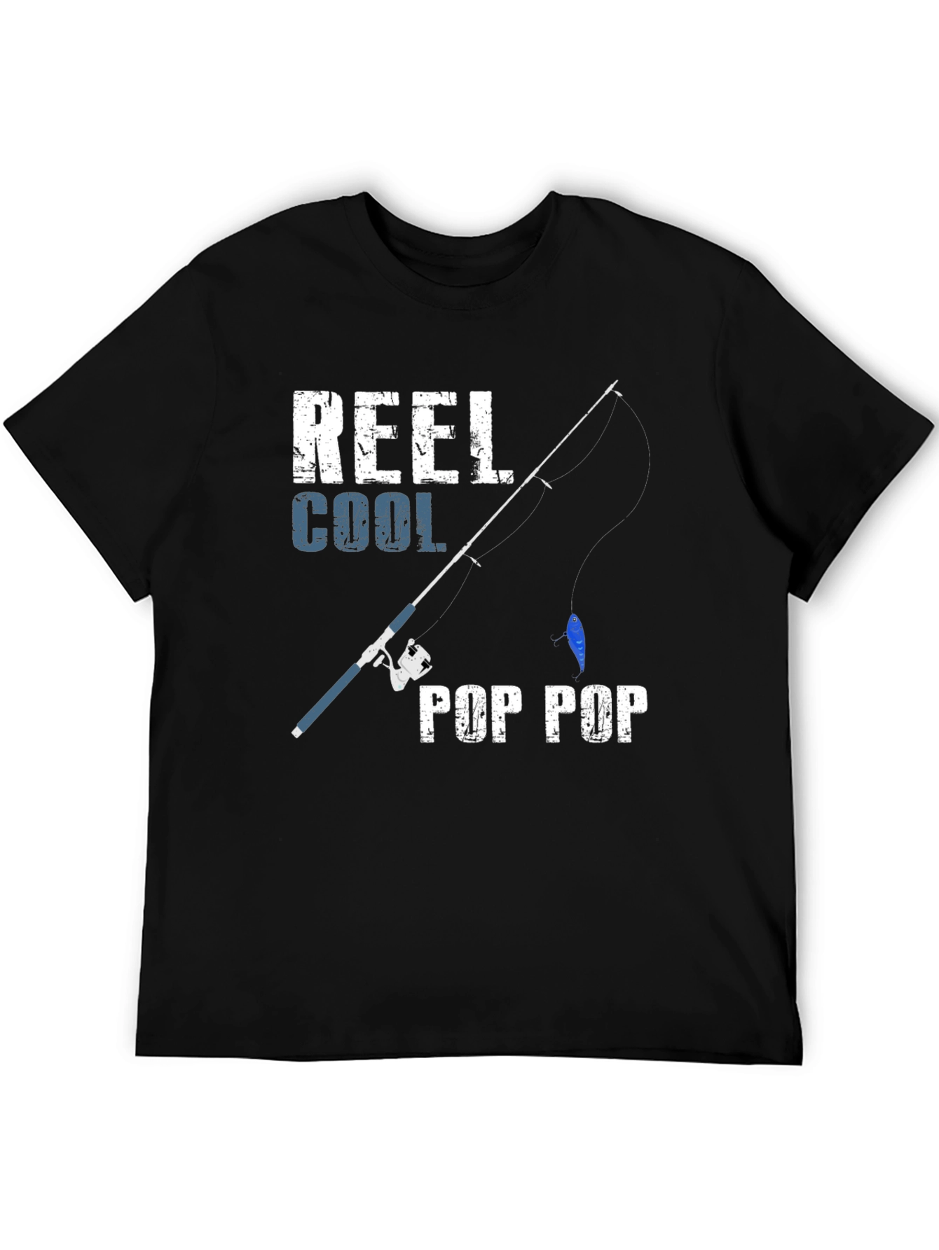 Reel Cool Pop Pop T-Shirt Fishing Fathers Day