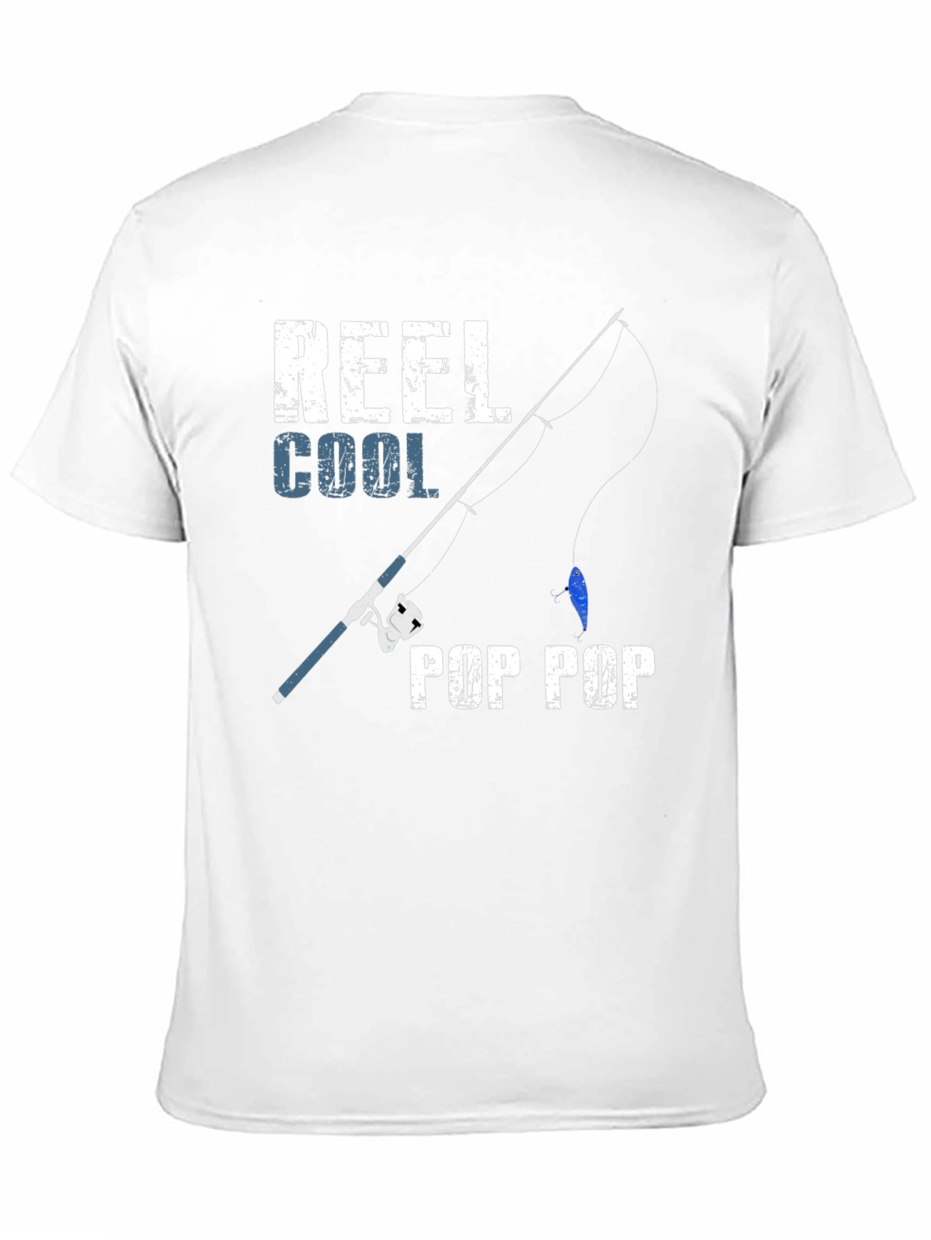 Reel Cool Pop Pop T-Shirt Fishing Fathers Day