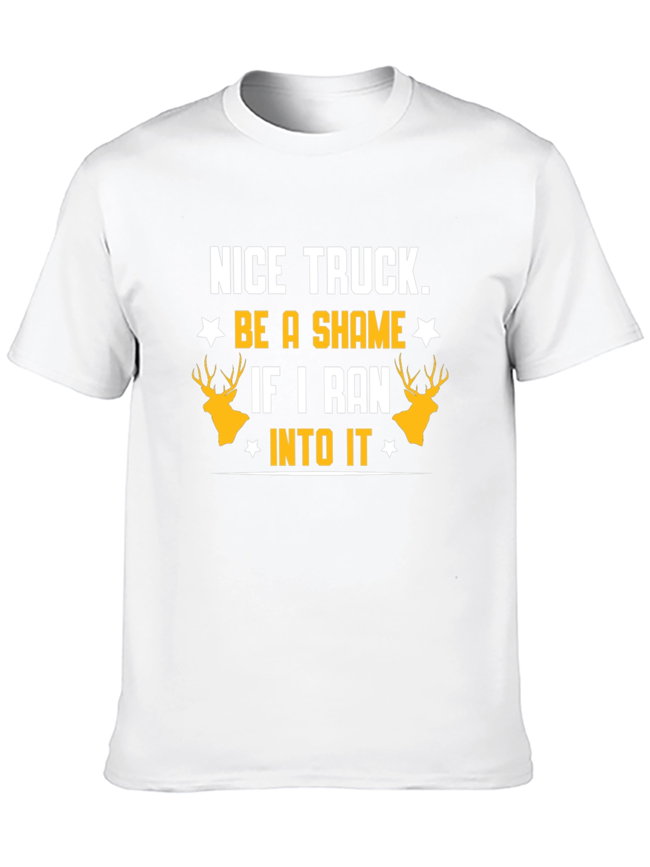 Nice Truck Deer Graphic T-Shirt