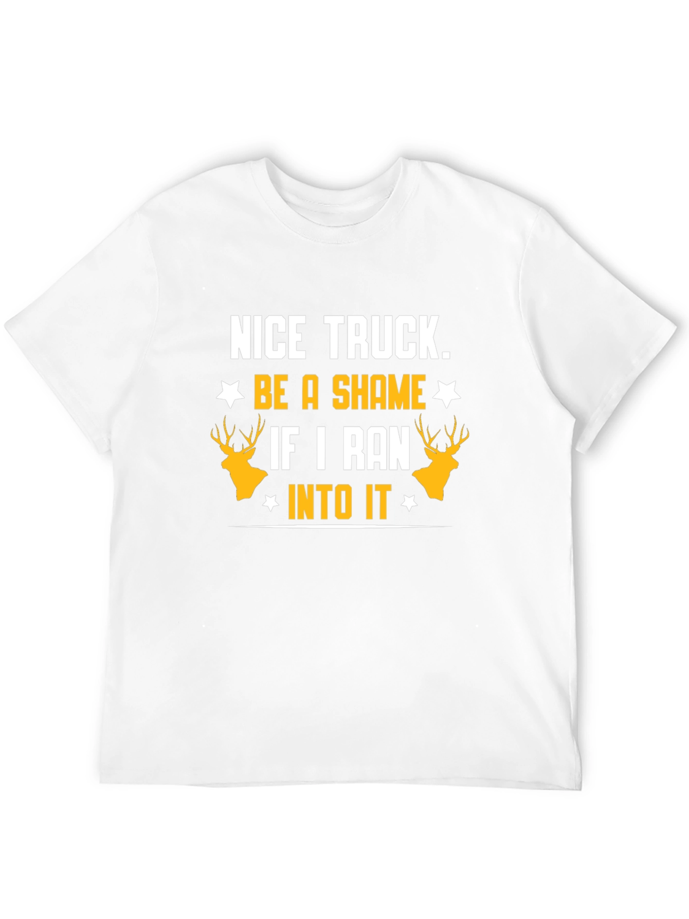 Nice Truck Deer Graphic T-Shirt