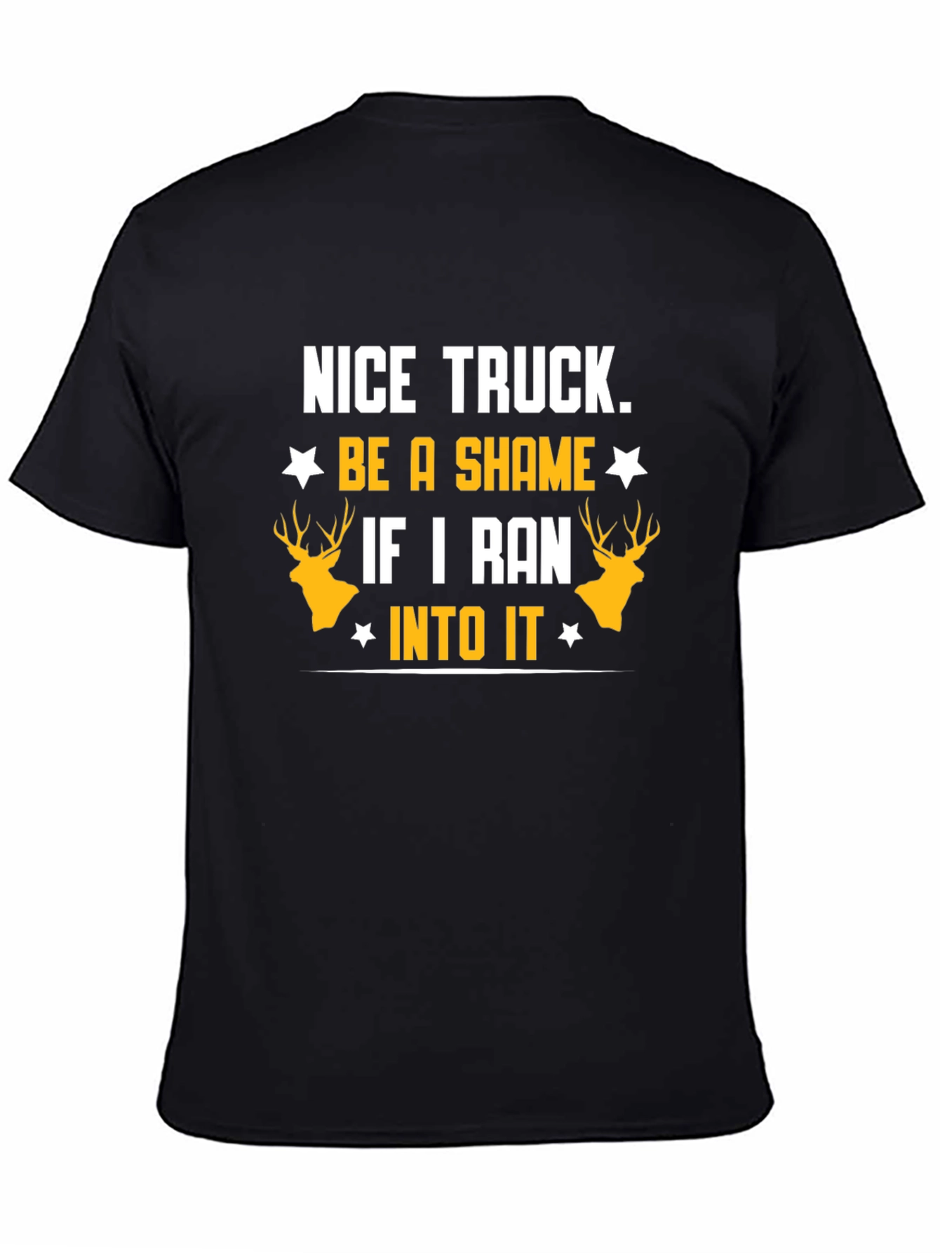 Nice Truck Deer Graphic T-Shirt