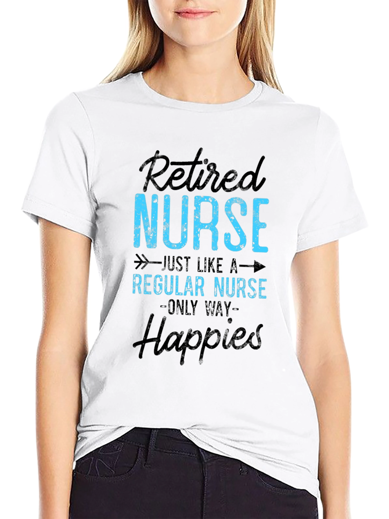 Retired Nurse T-Shirt - Happier Than Ever!
