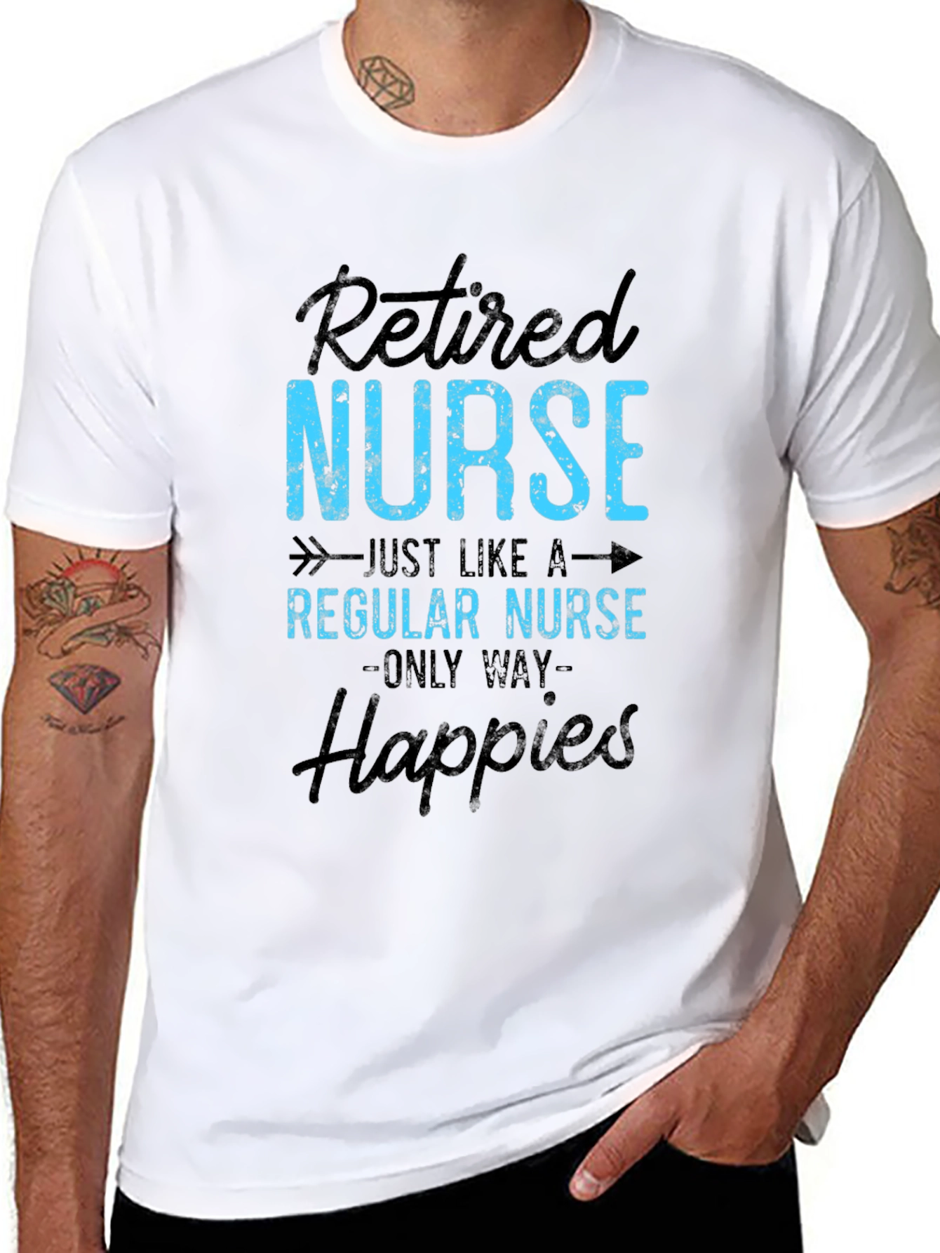 Retired Nurse T-Shirt - Happier Than Ever!