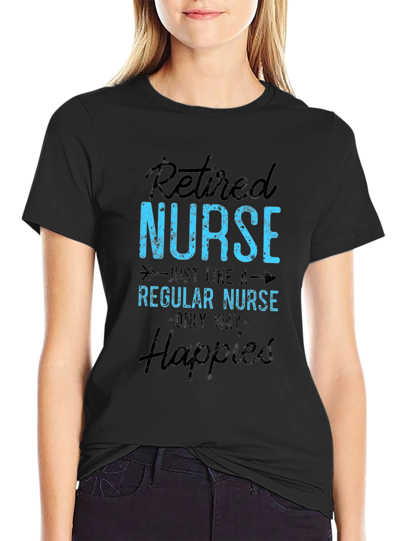 Retired Nurse T-Shirt - Happier Than Ever!