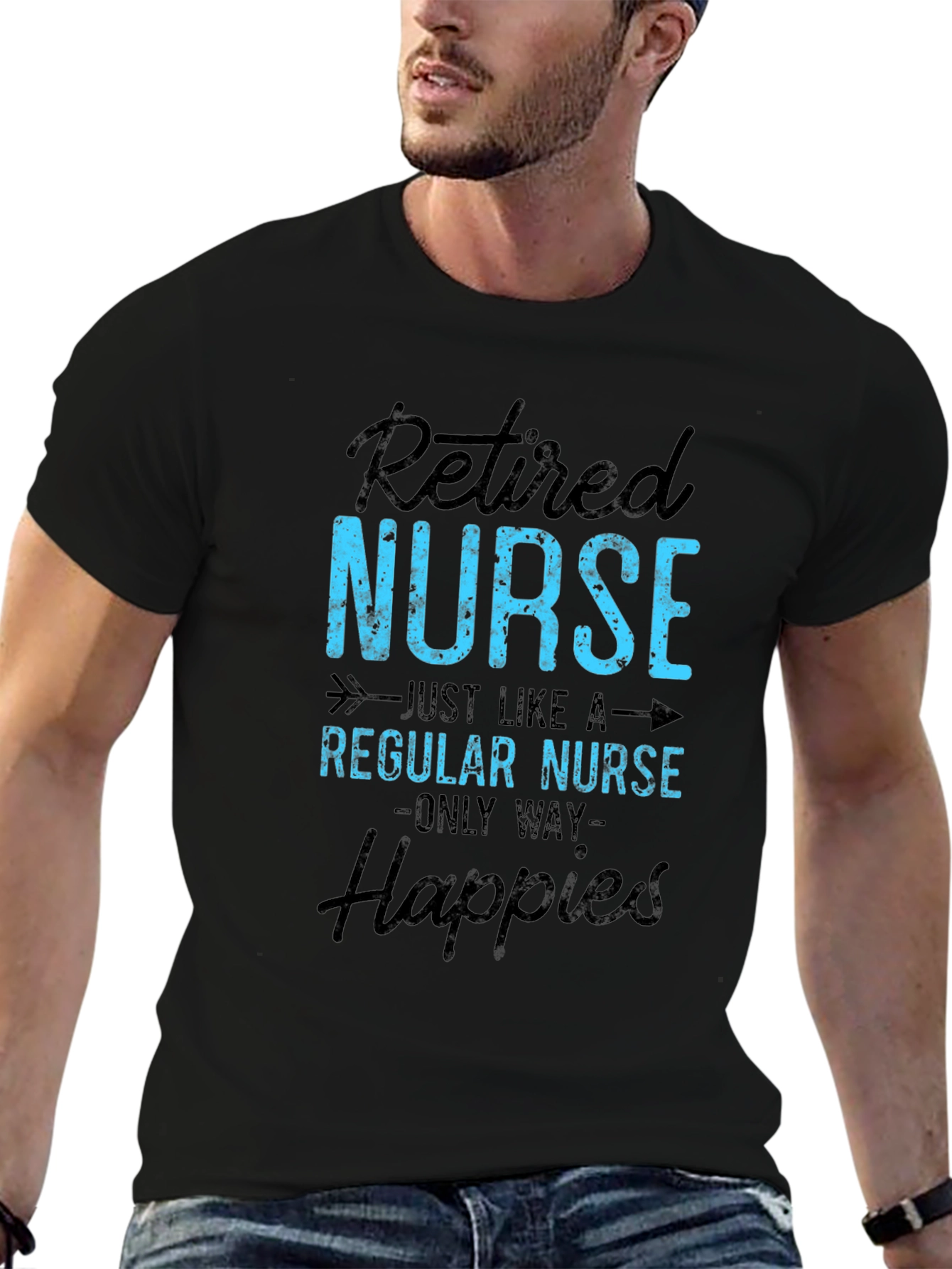 Retired Nurse T-Shirt - Happier Than Ever!