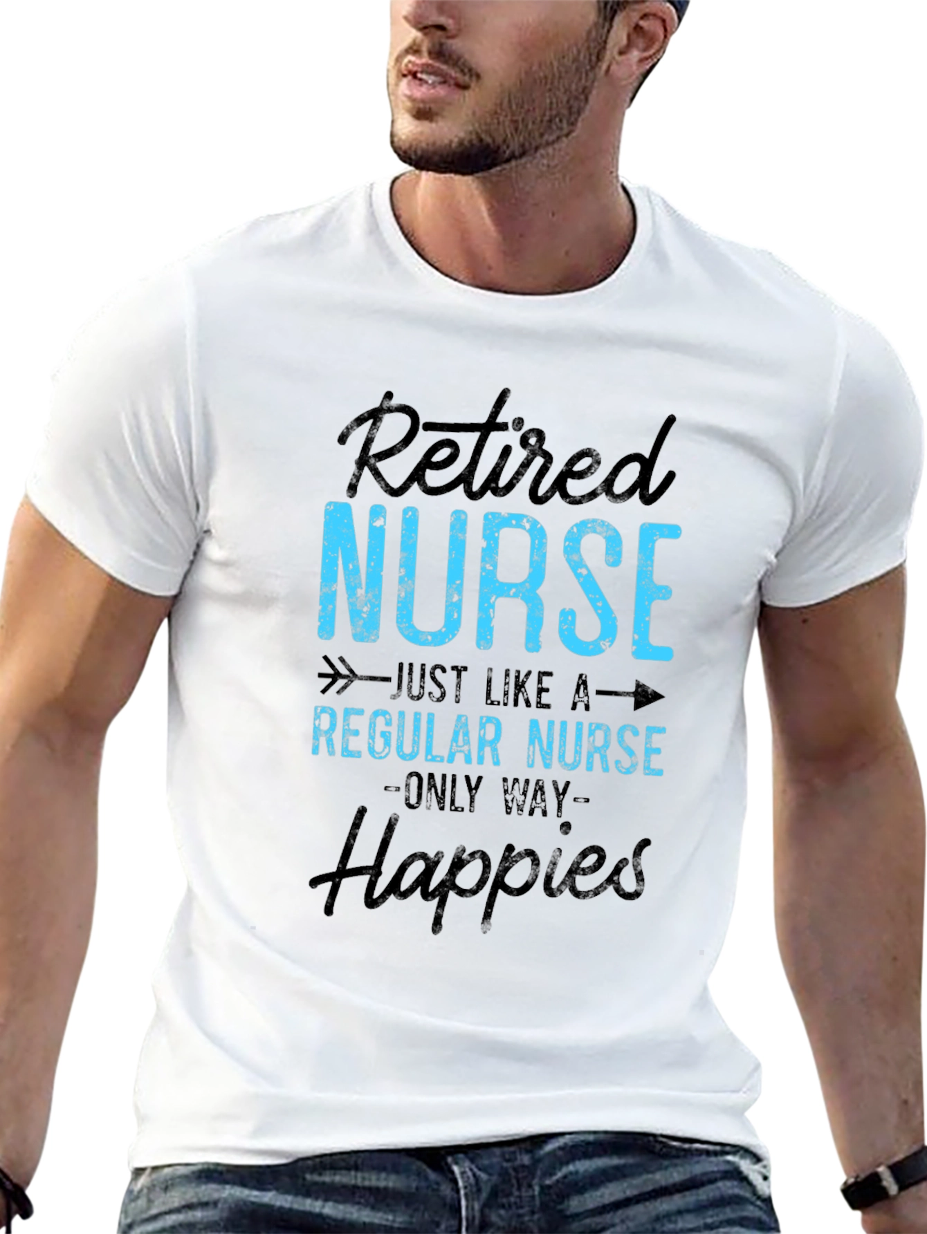 Retired Nurse T-Shirt - Happier Than Ever!