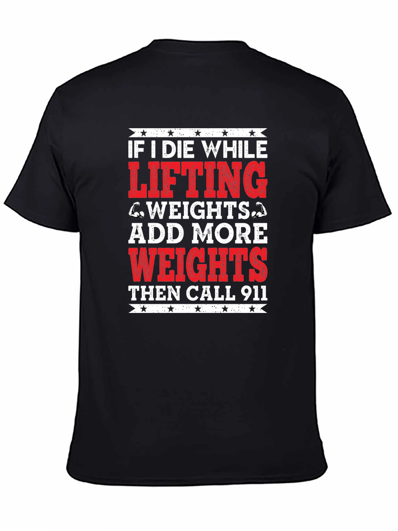 Funny Gym T-Shirt - Add More Weights