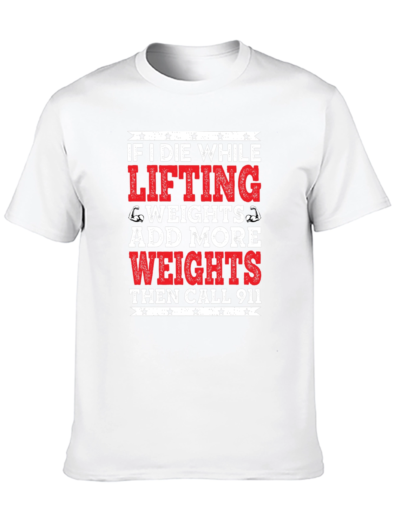 Funny Gym T-Shirt - Add More Weights